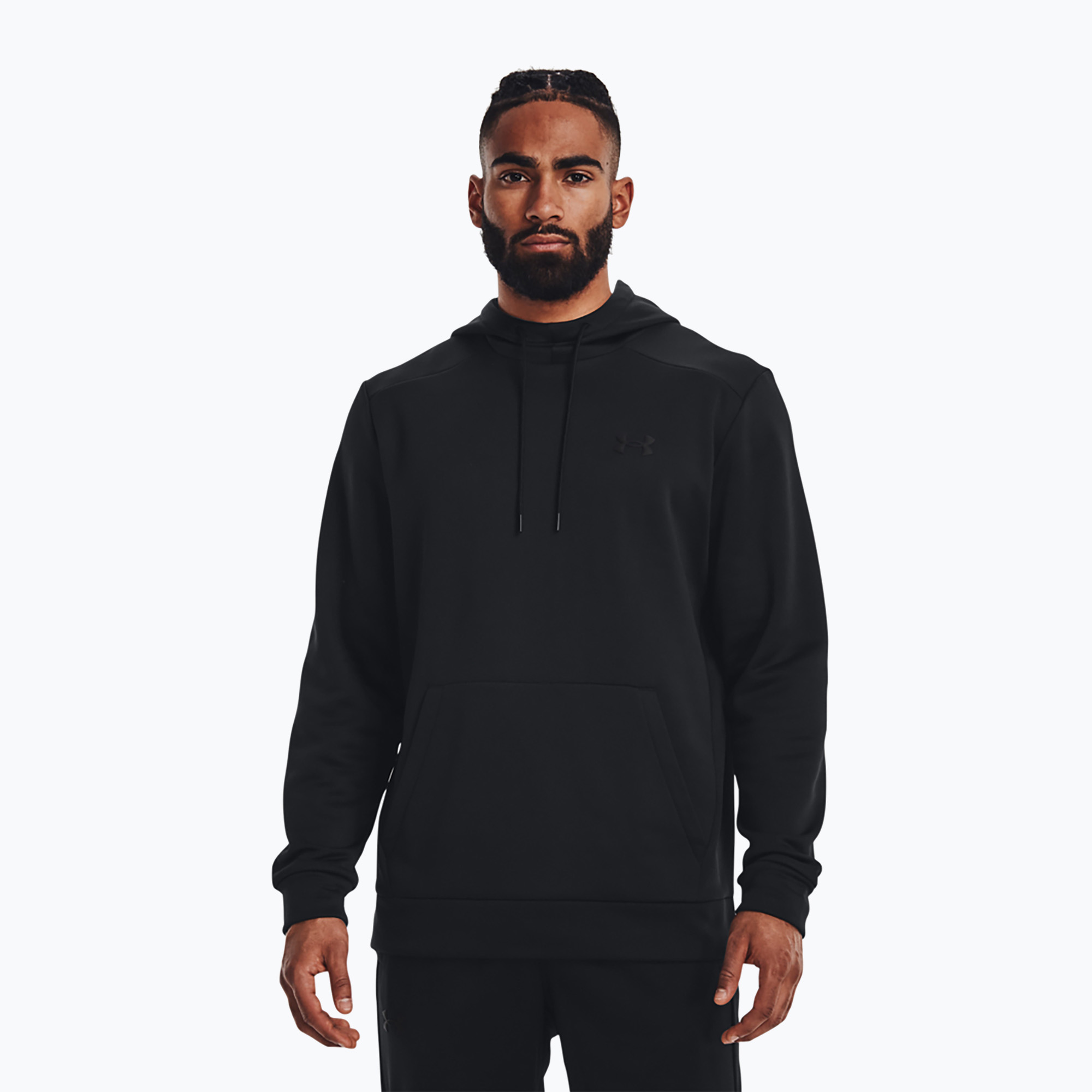 Bluza męska Under Armour Armour Fleece Hoodie black/black 