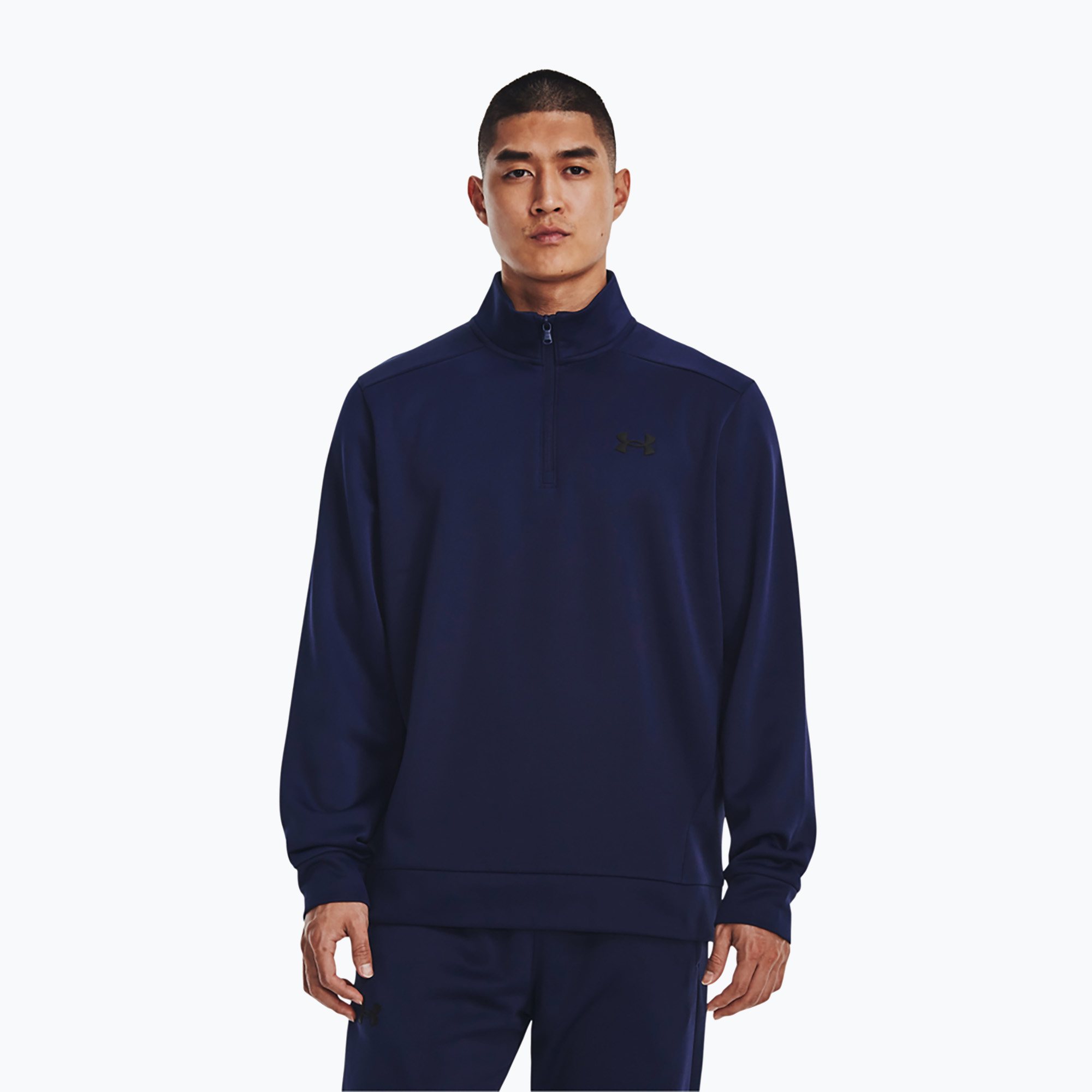 Мъжки суитшърт за тренировка Under Armour Armour Fleece 1/4 Zip midnight navy/black