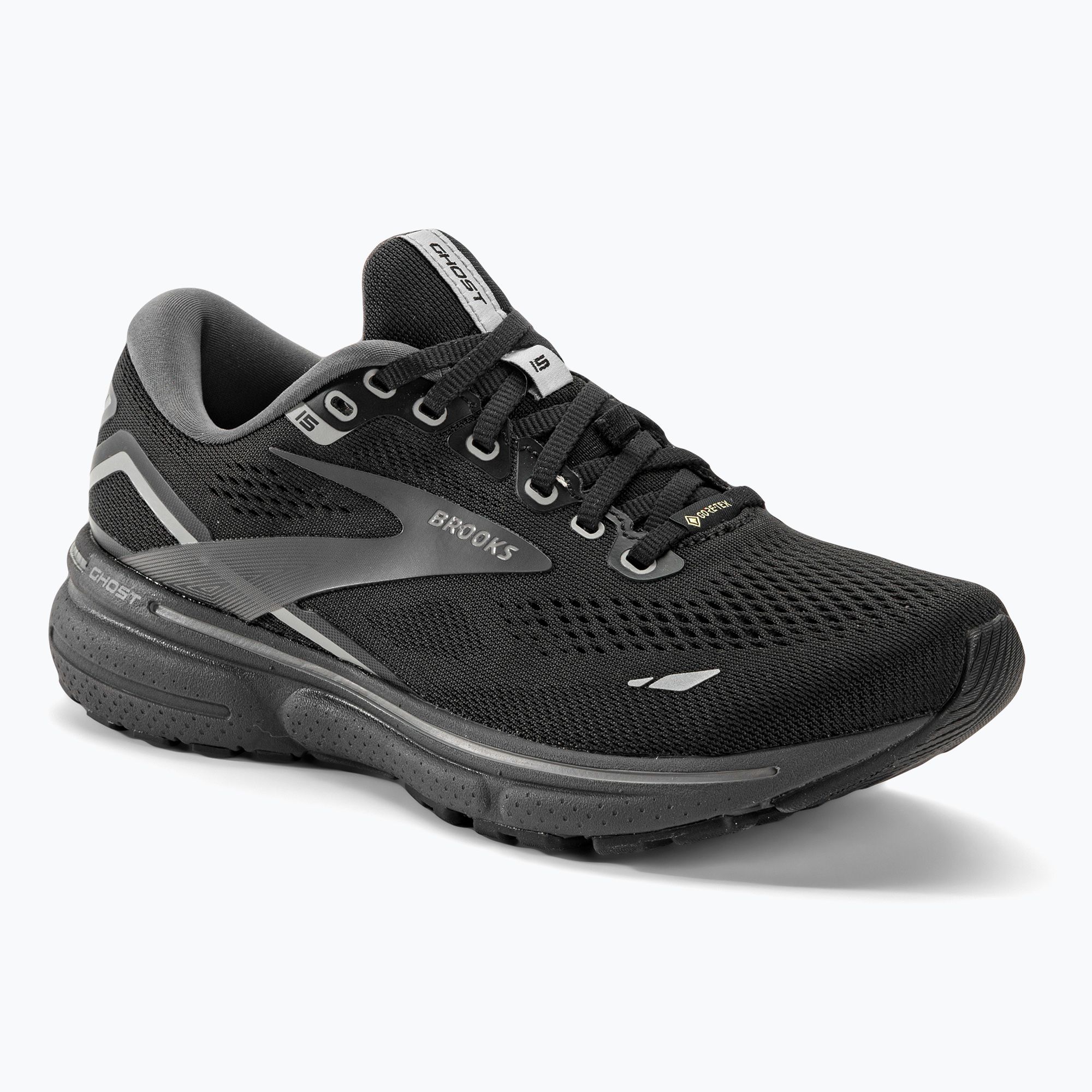 Buty do biegania damskie Brooks Ghost 15 GTX black/blackened pearl/alloy 