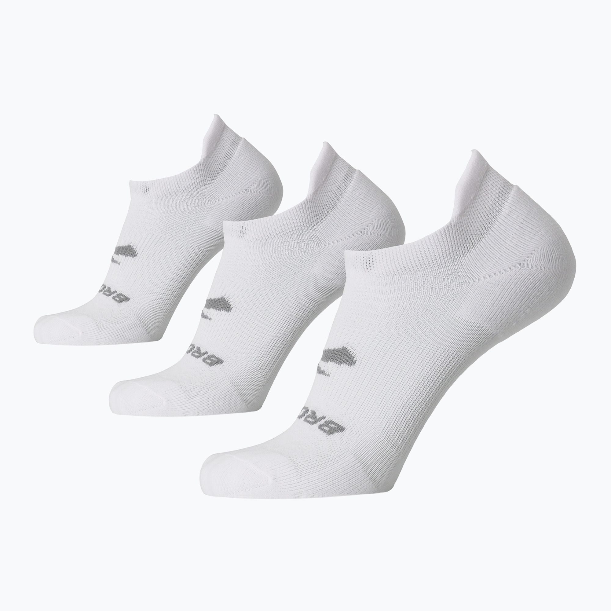 Brooks Run-In No Show calze 3 paia bianche (M) (Run-In No Show 3-Pack 280493100)