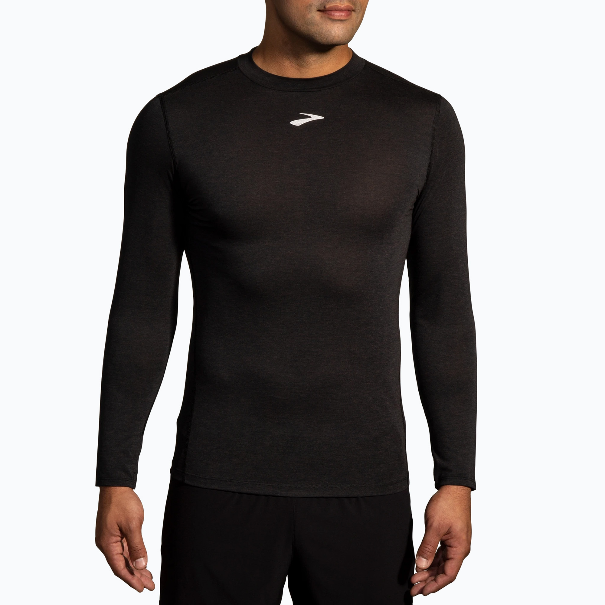 Longsleeve do biegania męski Brooks High Point black 