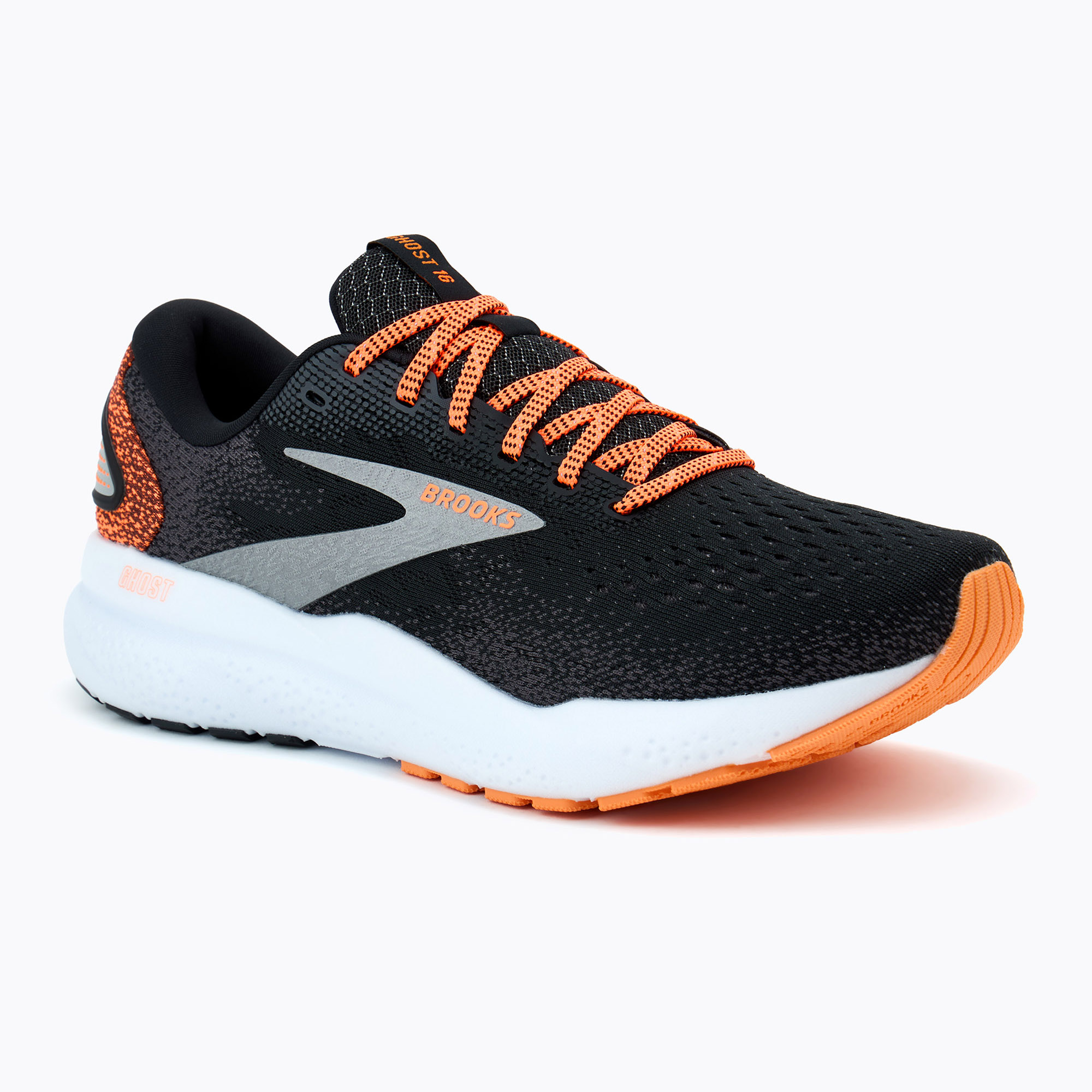 Buty do biegania męskie Brooks Ghost 16 black/orange/white 