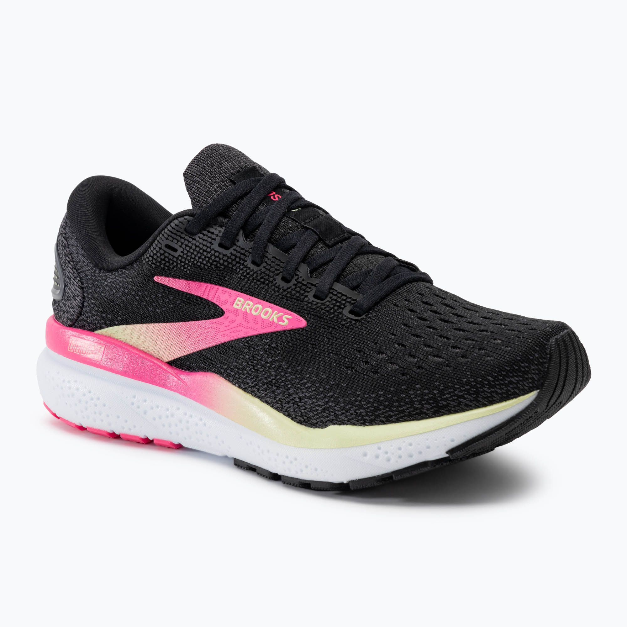 Buty do biegania damskie Brooks Ghost 16 black/pink/yellow 