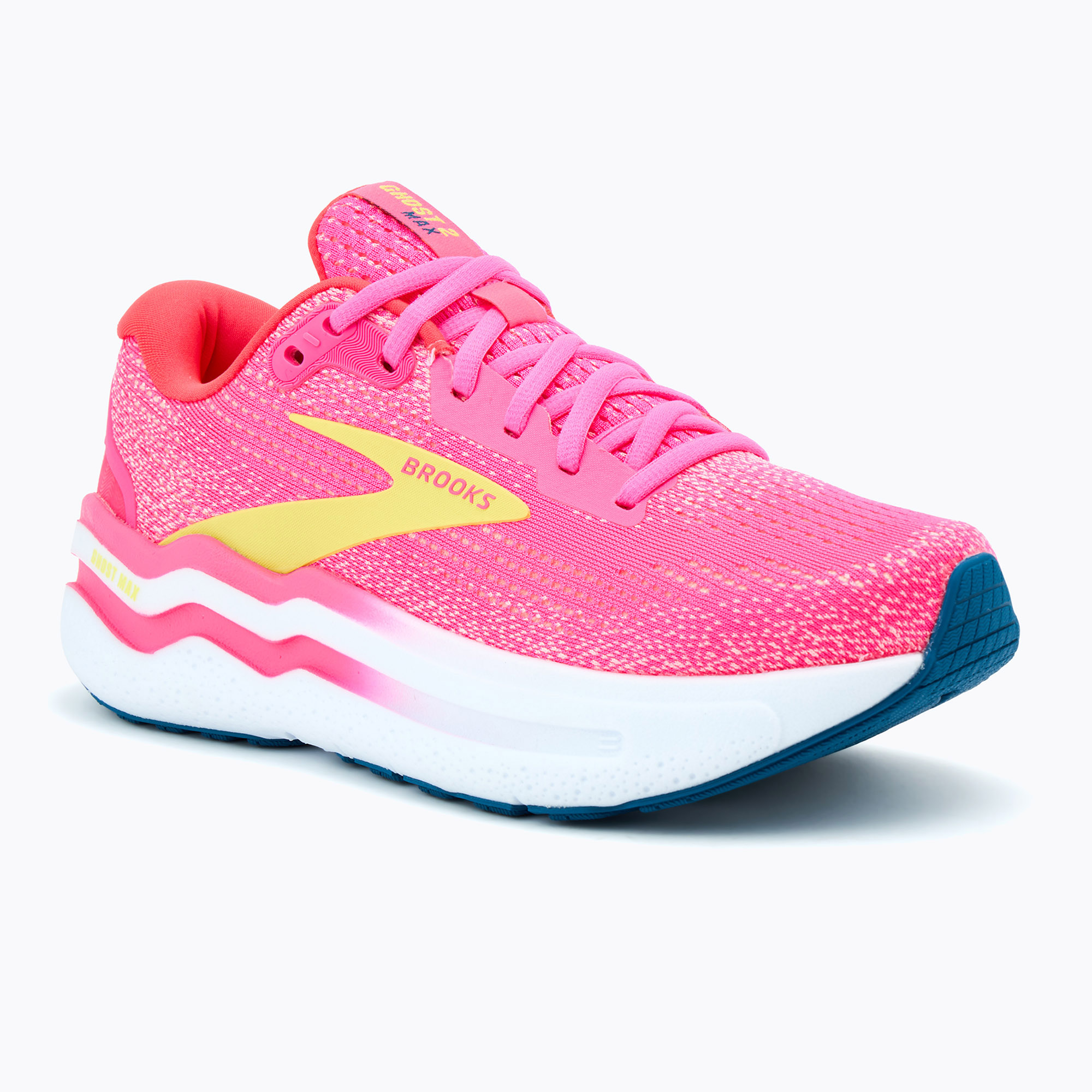 Buty do biegania damskie Brooks Ghost Max 2 pink/lemonade tonic/pink 