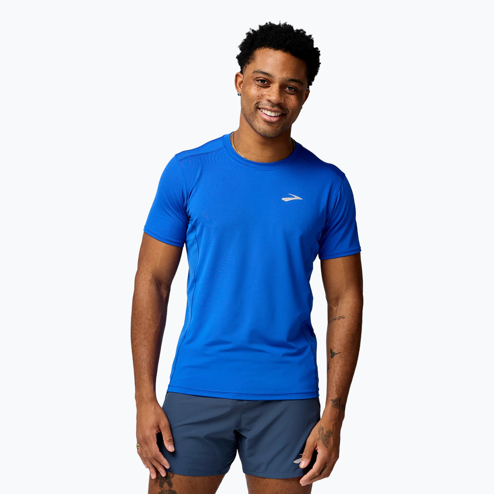 Koszulka do biegania męska Brooks Atmosphere 3.0 neo blue 