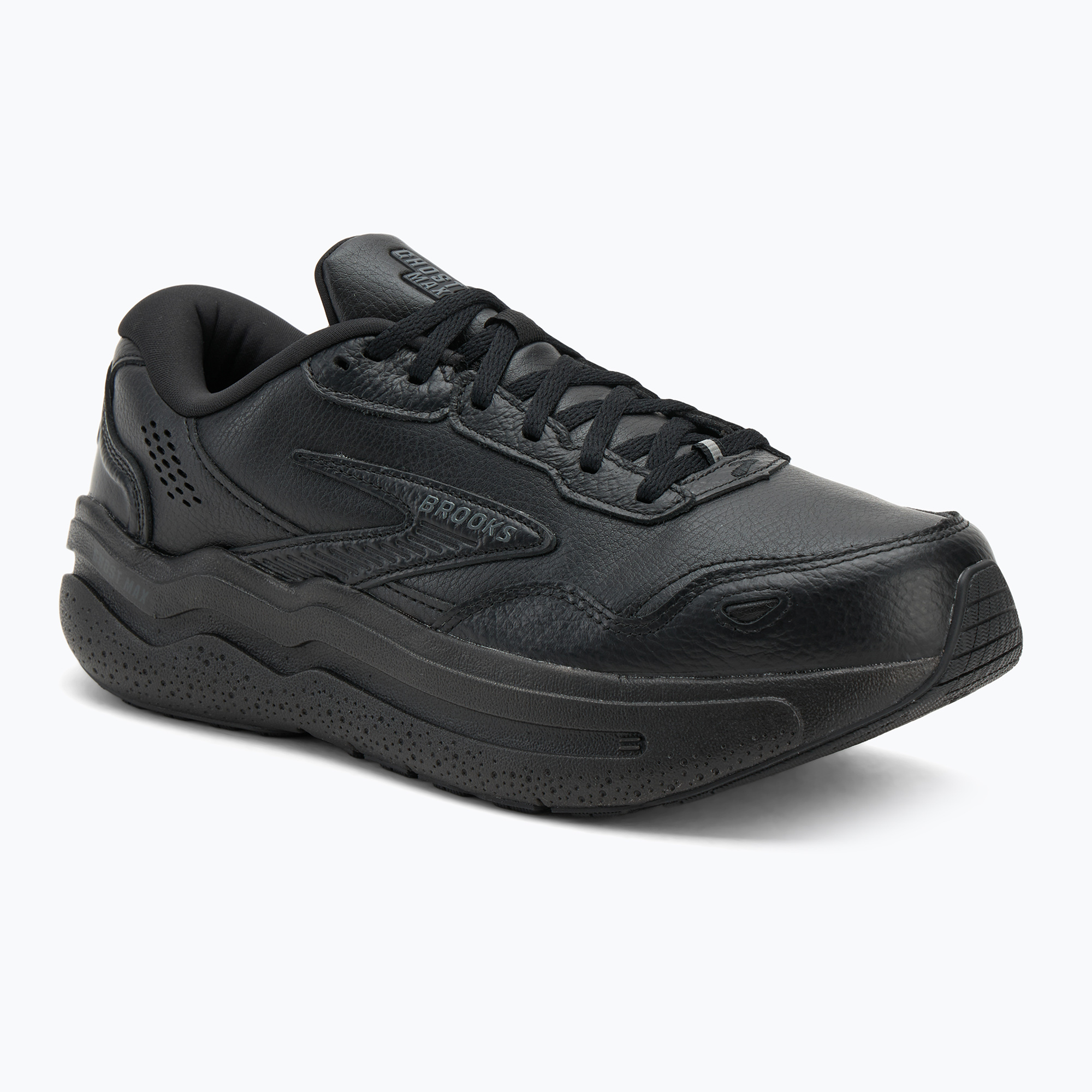 Buty męskie Brooks Ghost Max Leather black/black 