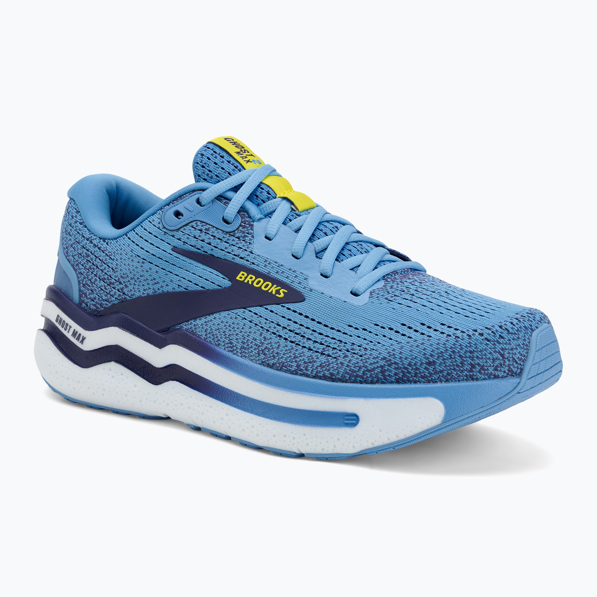 Buty do biegania męskie Brooks Ghost Max 2 bonnie blue/blue ribbon/yellow 