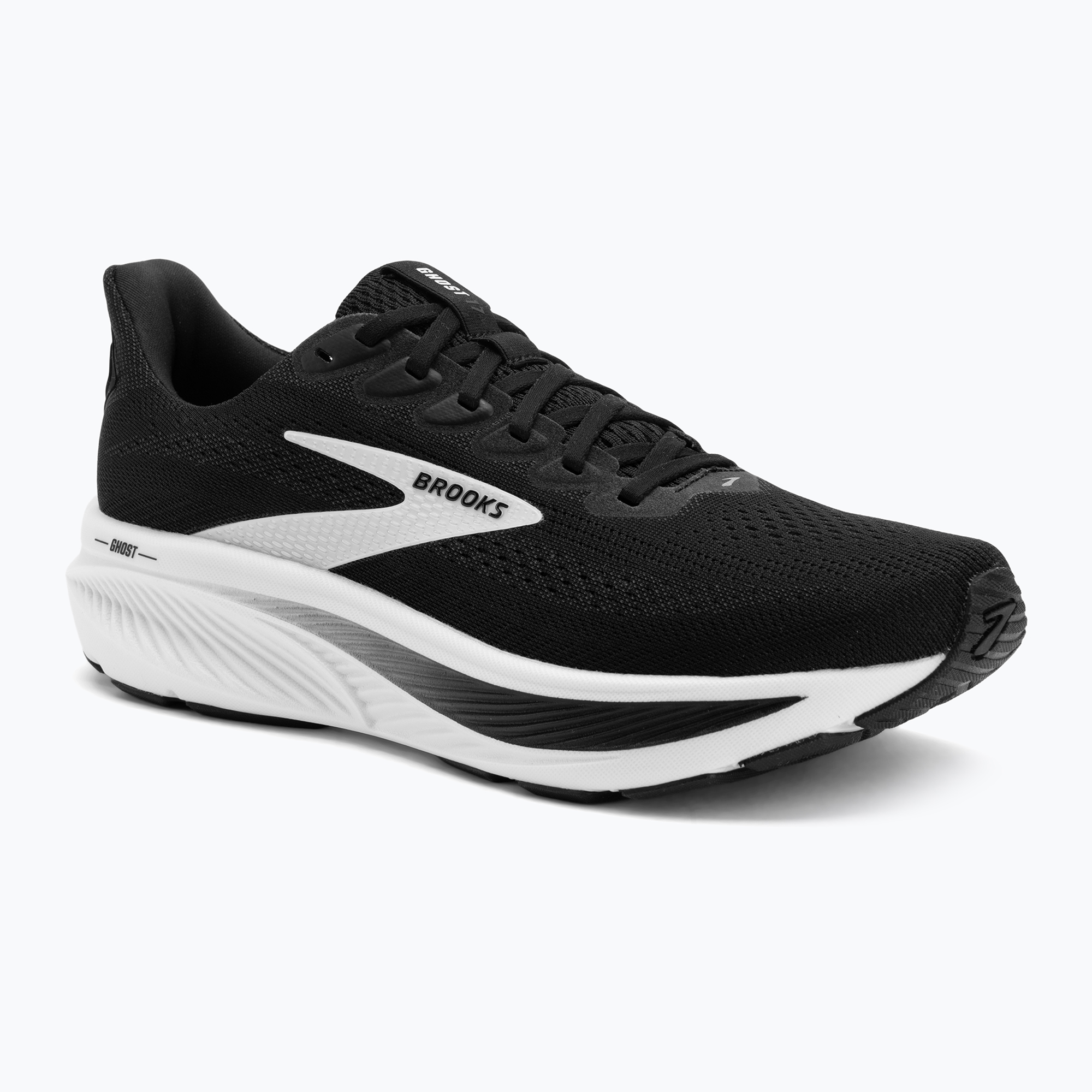 Men's running shoes Brooks Ghost 17 black/grey/white (42 EU)