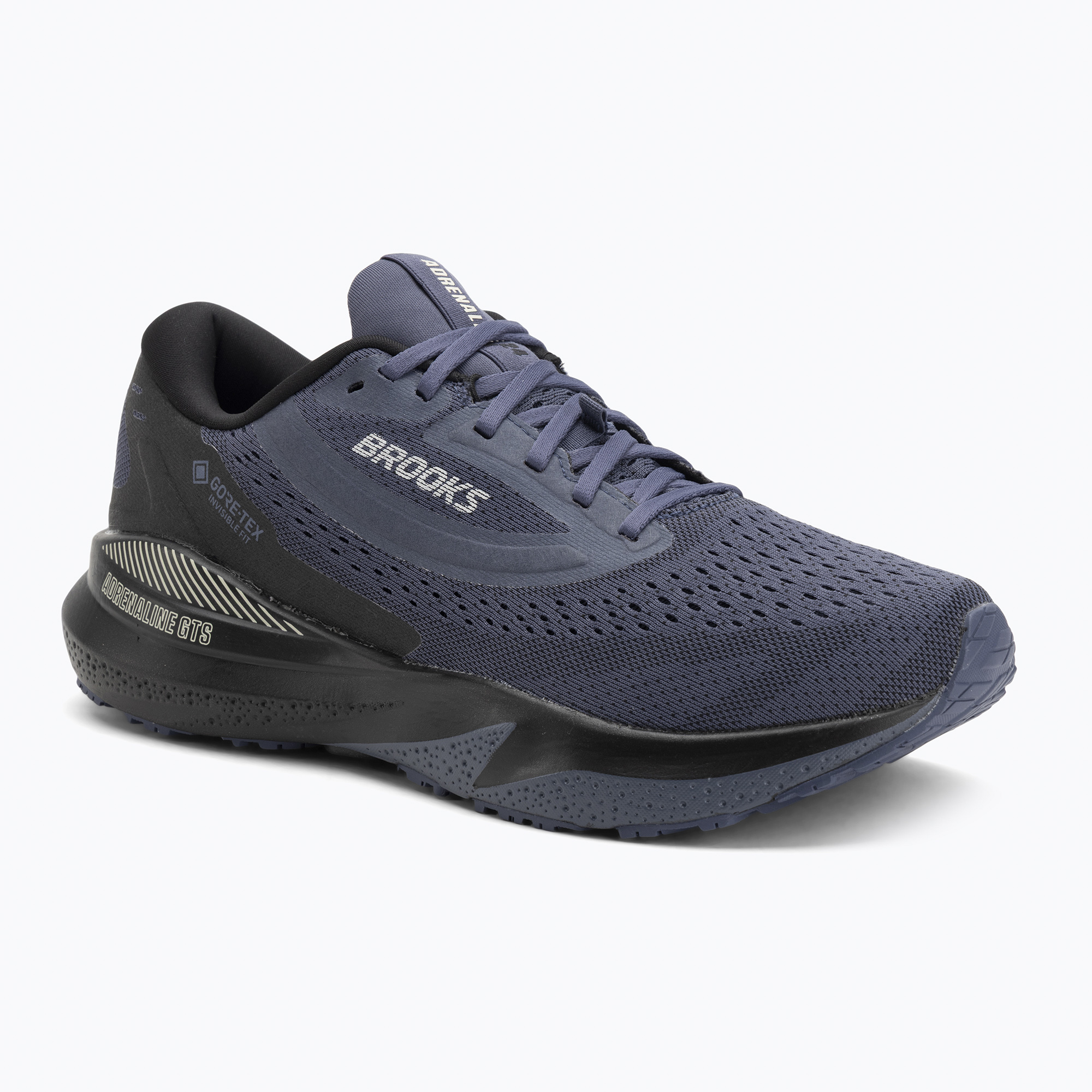 Buty do biegania męskie Brooks Adrenaline GTS 24 GTX black/nighthadow/coconut 