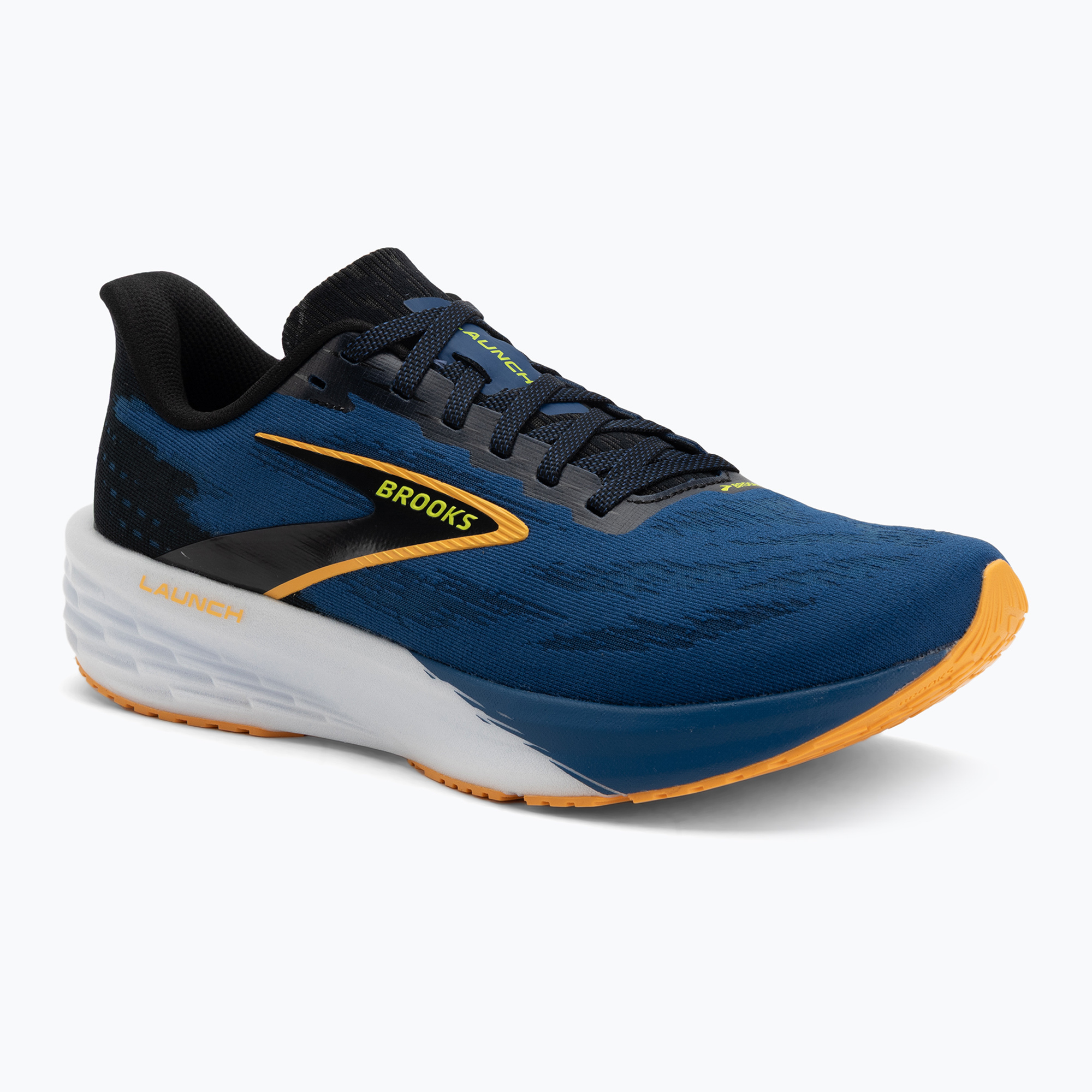 Buty do biegania męskie Brooks Launch 11 black/navy peony/orange 