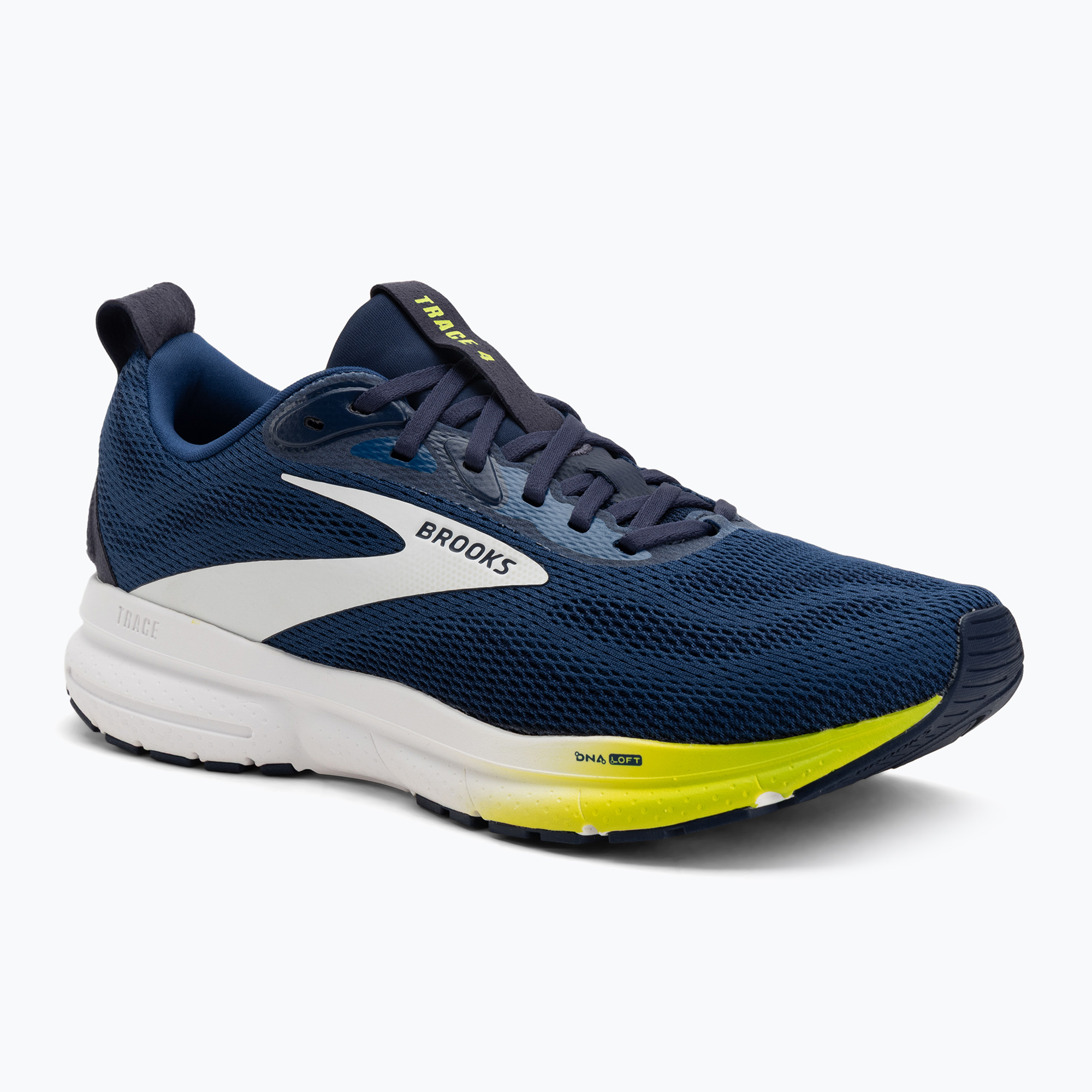 Buty do biegania męskie Brooks Trace 4 navy/peacoat/acid lime 