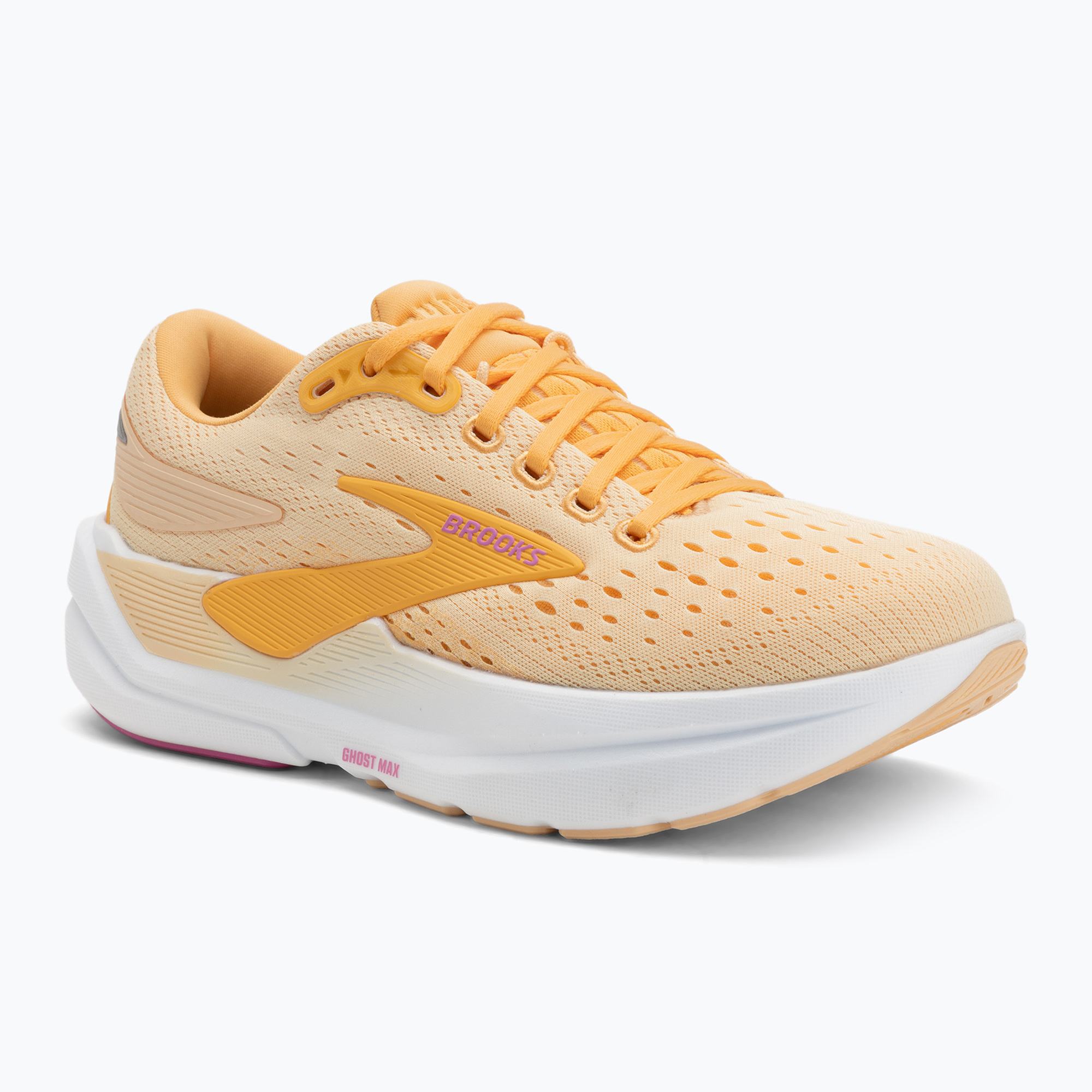 Buty do biegania damskie Brooks Ghost Max 3 apricot/apricot/super pink 