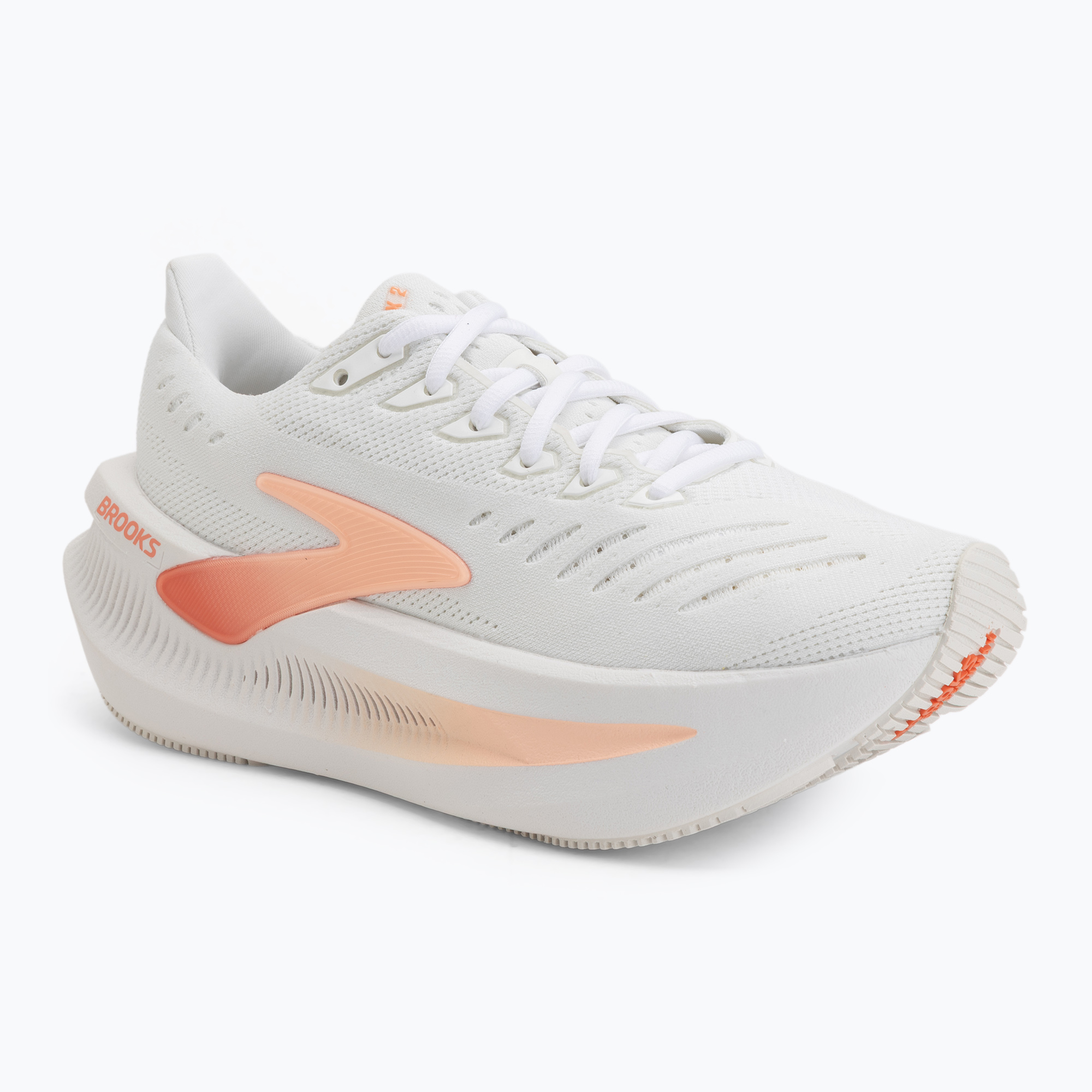 Buty do biegania damskie Brooks Glycerin Max 2 white/coral/peach 