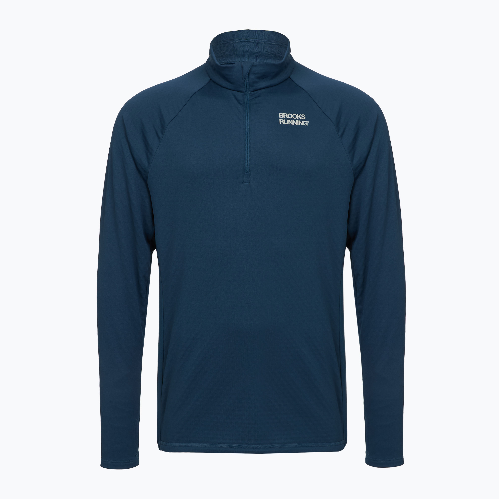 Мъжки суитшърт за бягане Brooks Thermal Reflective 1/2 Zip blue