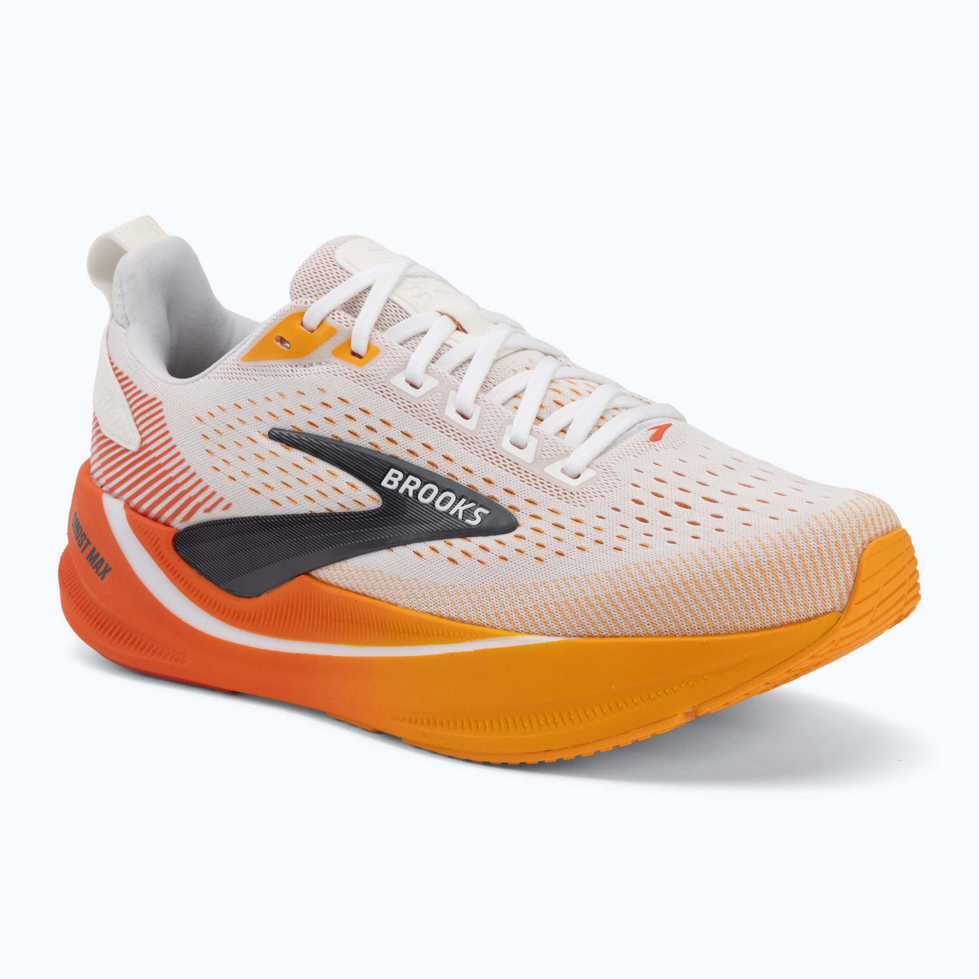 Мъжки обувки за бягане  Brooks Ghost Max 4 white/orange/red