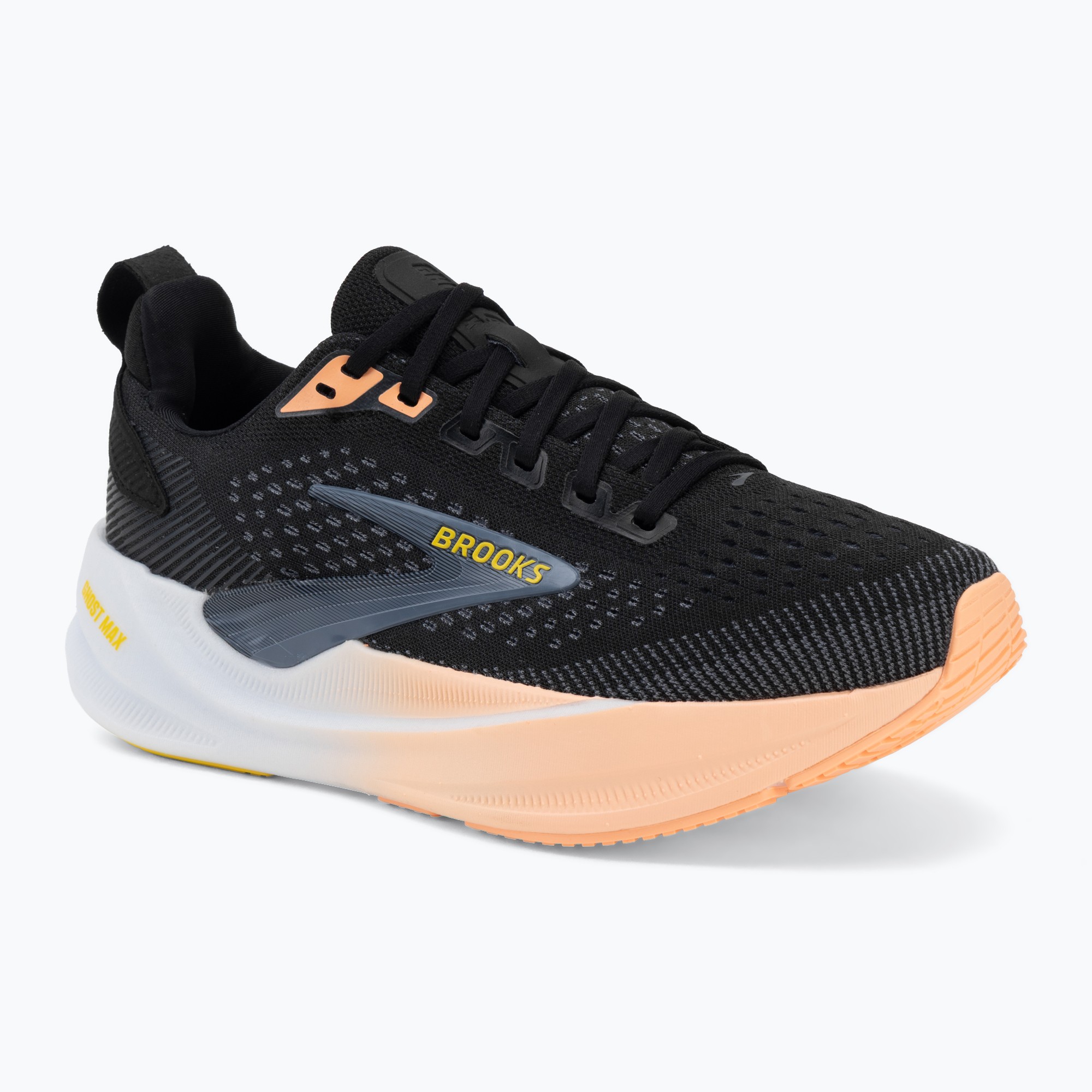 Dámské běžecké boty Brooks Ghost Max 4 black/folkstone/cyber peach