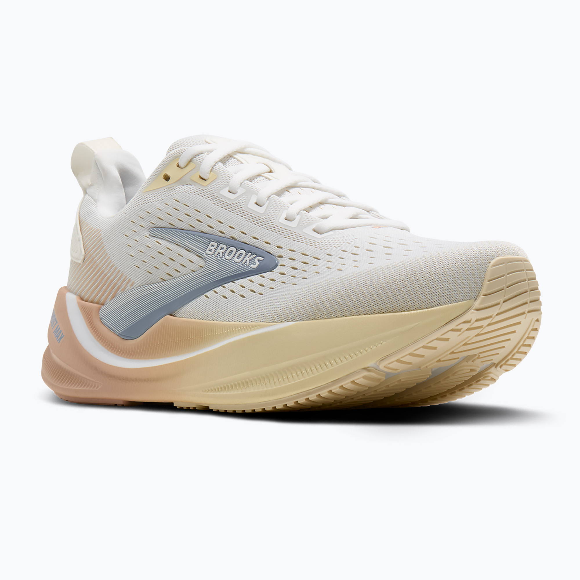 Buty do biegania damskie Brooks Ghost Max 4 white/rose/rutabaga
