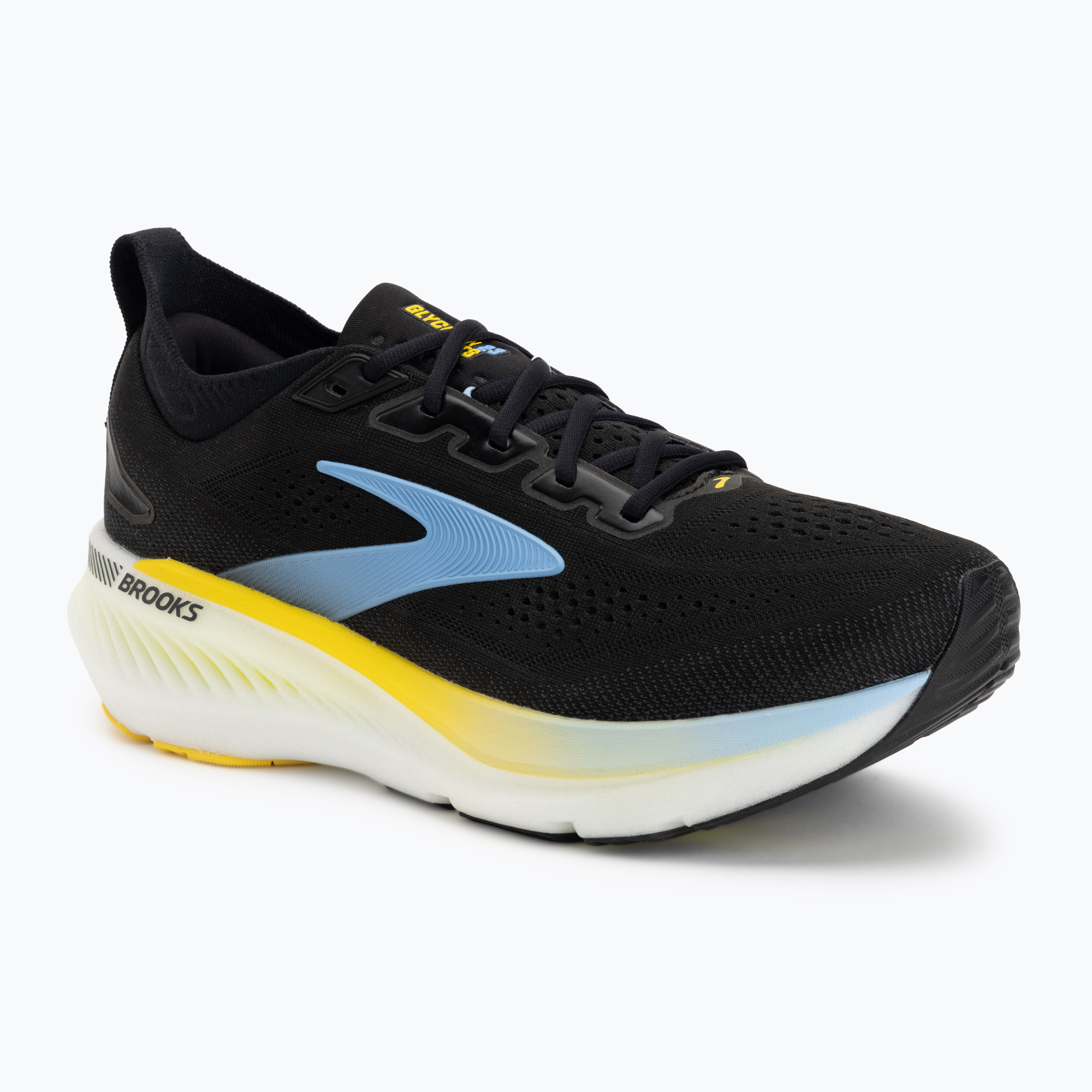 Buty do biegania męskie Brooks Glycerin GTS 23 black/cyber yellow/nightlife 