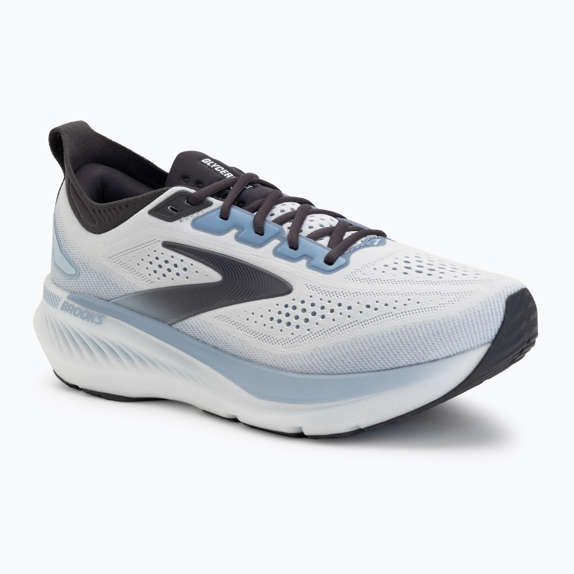 Buty do biegania męskie Brooks Glycerin GTS 23 white/rain/baltic sea 