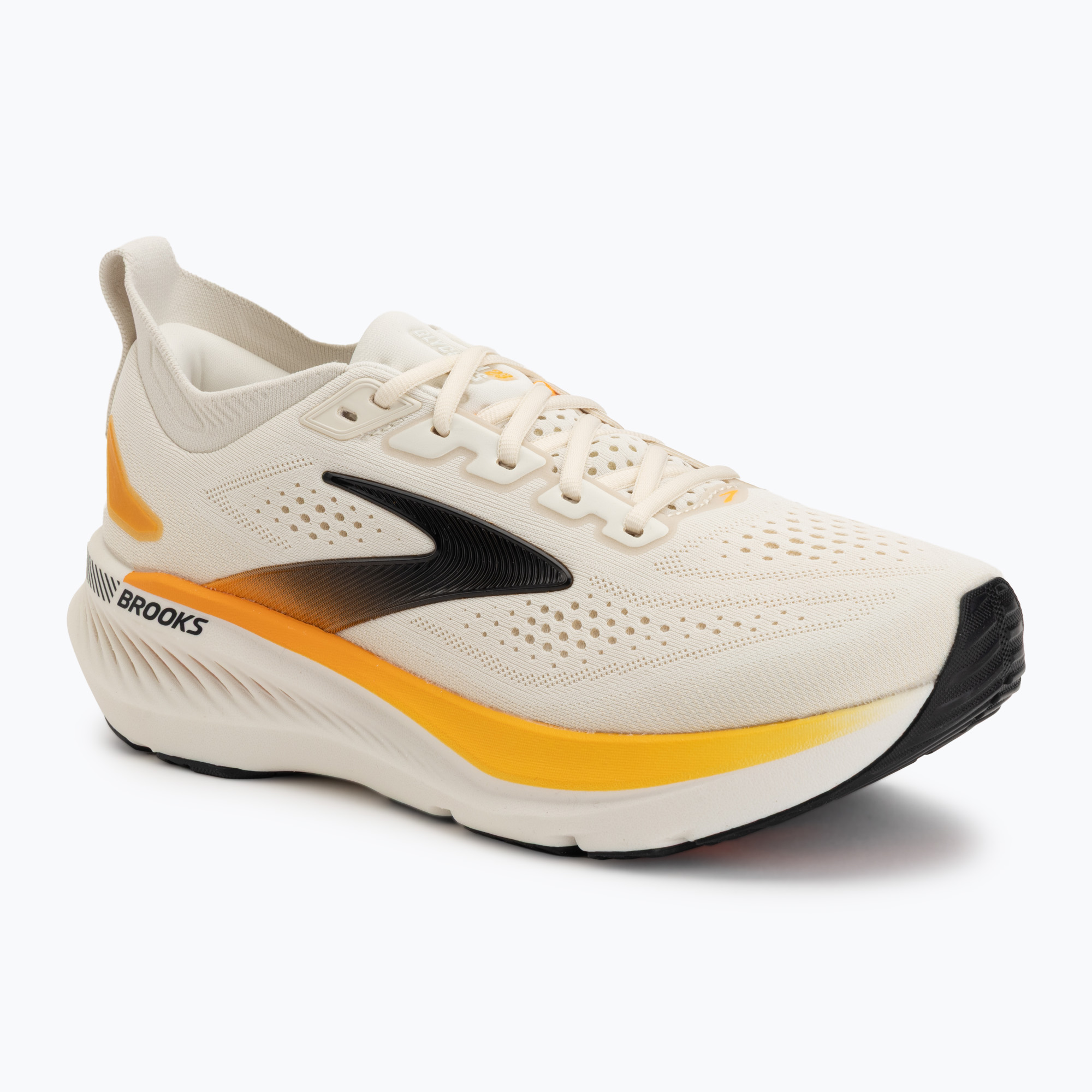 Buty do biegania męskie Brooks Glycerin GTS 23 arctic wolf/angora/orange 