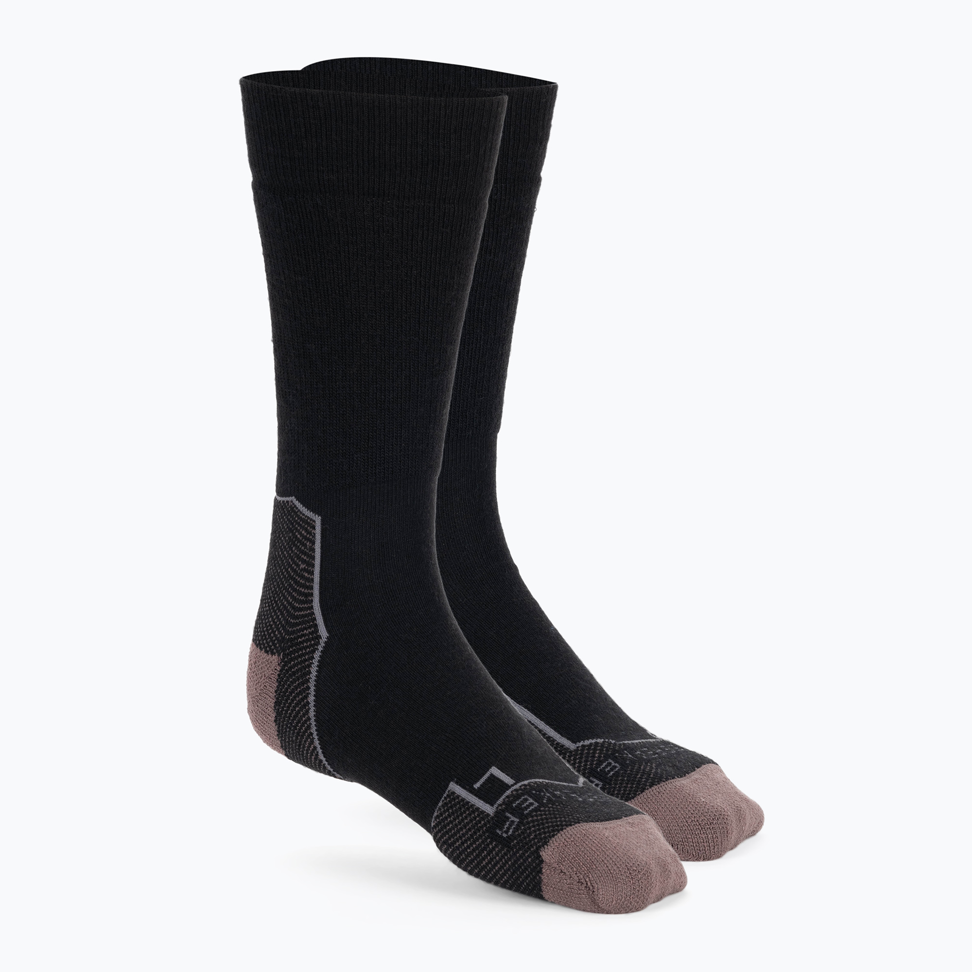 Icebreaker men's trekking socks Hike+ Medium Crew black/mink/monsoon (XL)