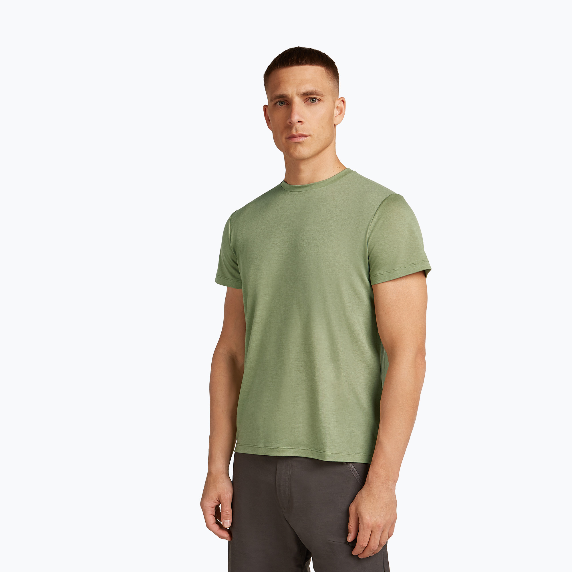 Мъжка тениска Icebreaker Merino Core Tee lichen