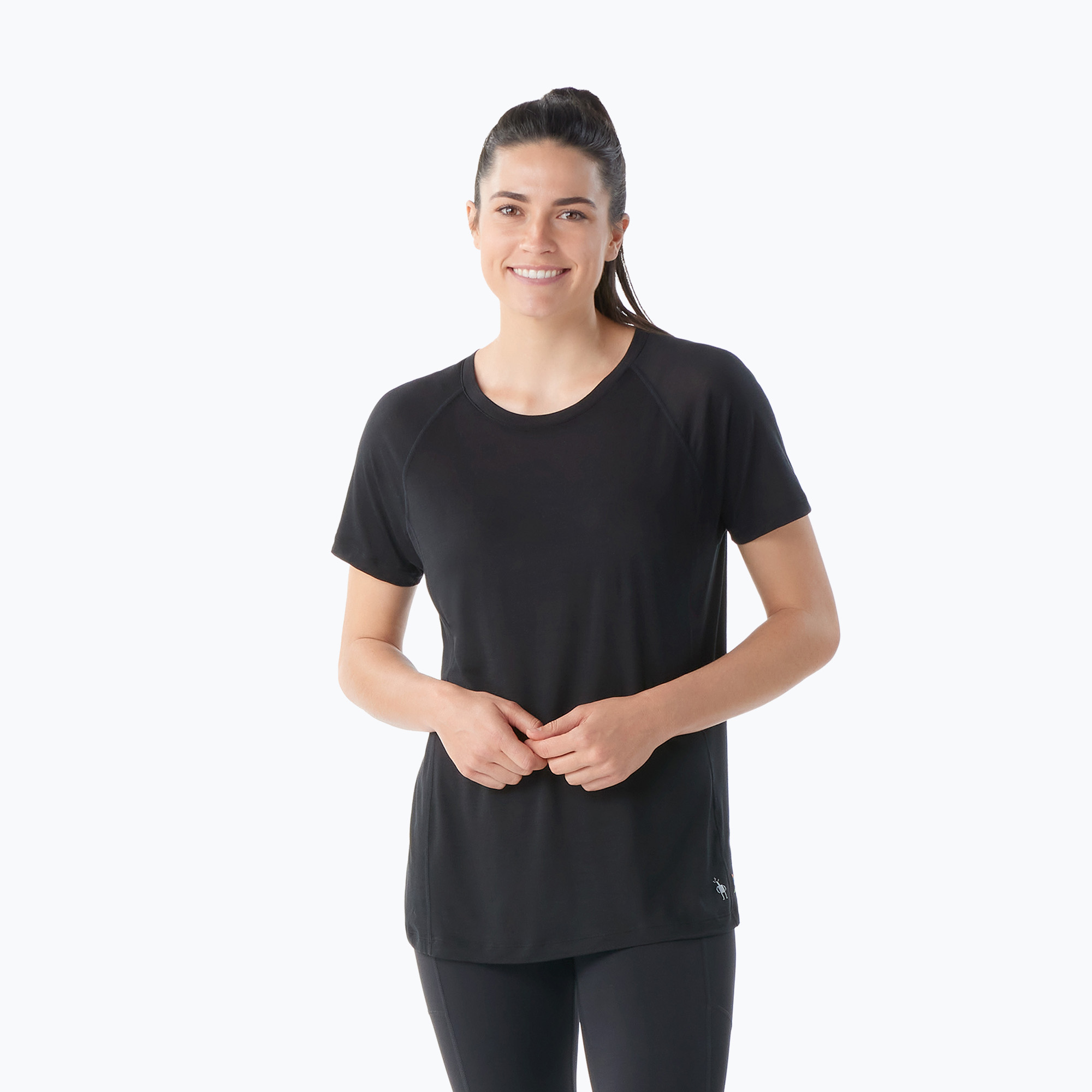 Dámske termo tričko Smartwool Active Ultralite black (Active Ultralite SS SW016587001)