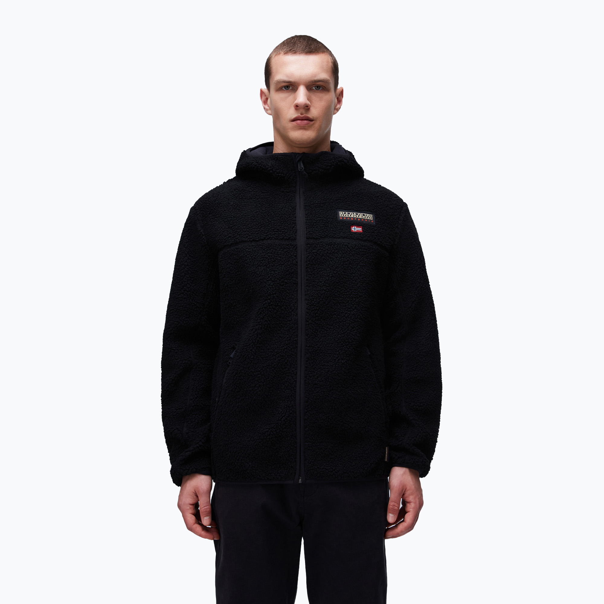 Bluza męska Napapijri T-Tynik Full Zip Hooded black 041 
