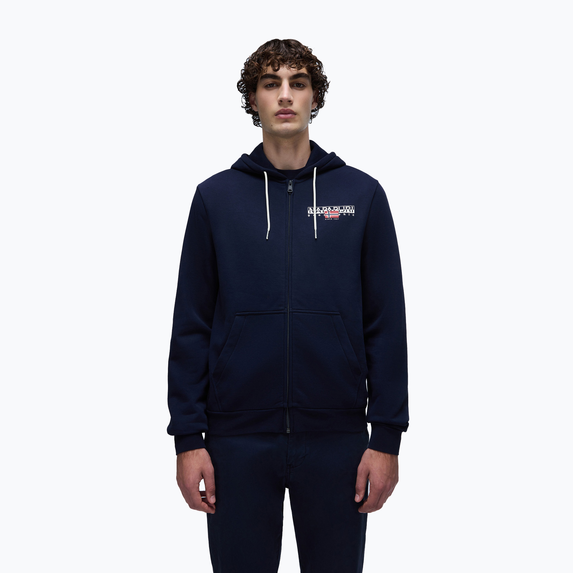 Bluza męska Napapijri B-Aylmer Full Ziphint blu marine 