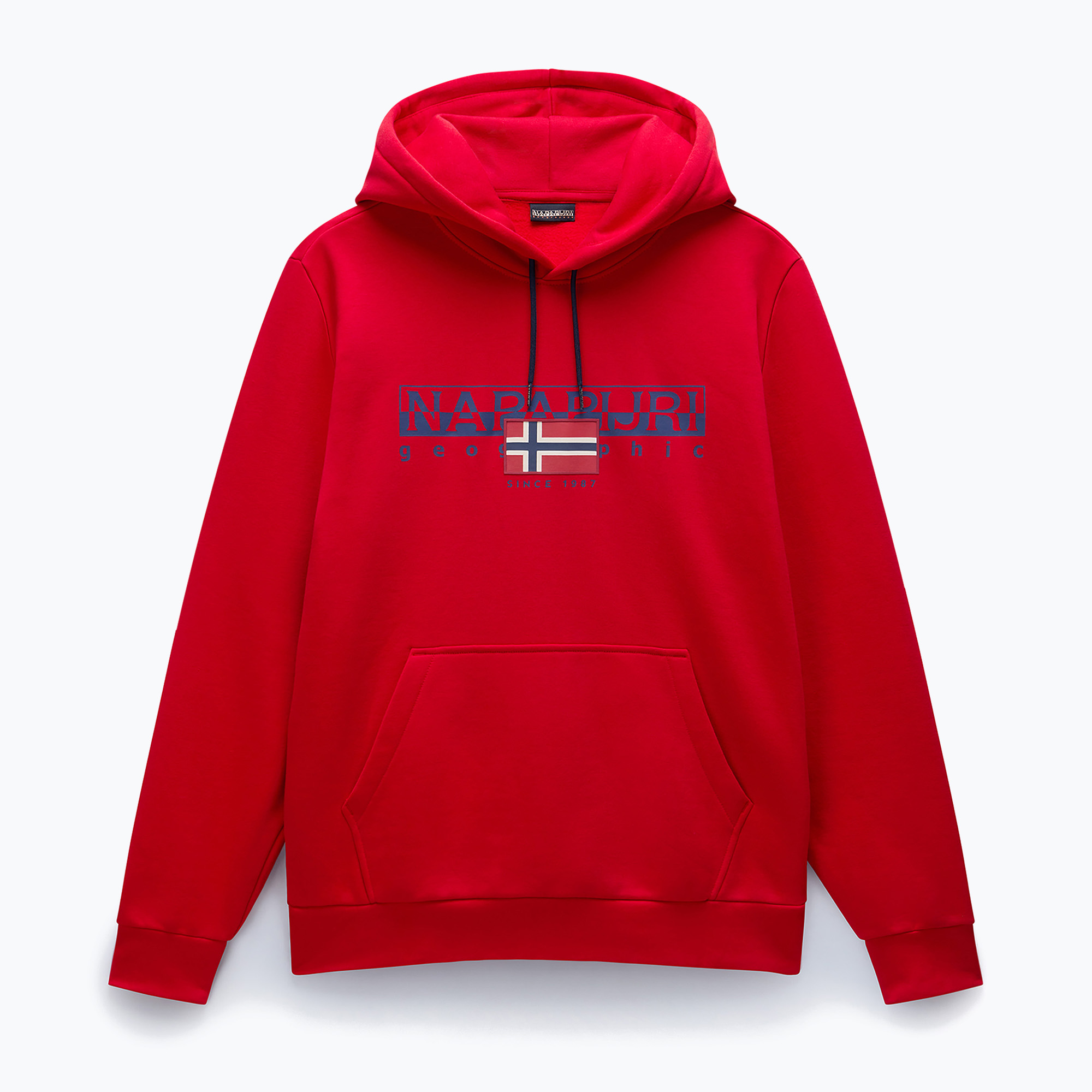 Pánska mikina Napapijri B-Aylmer Hint red goji (B-Aylmer Hint NP0A4I1DR061)