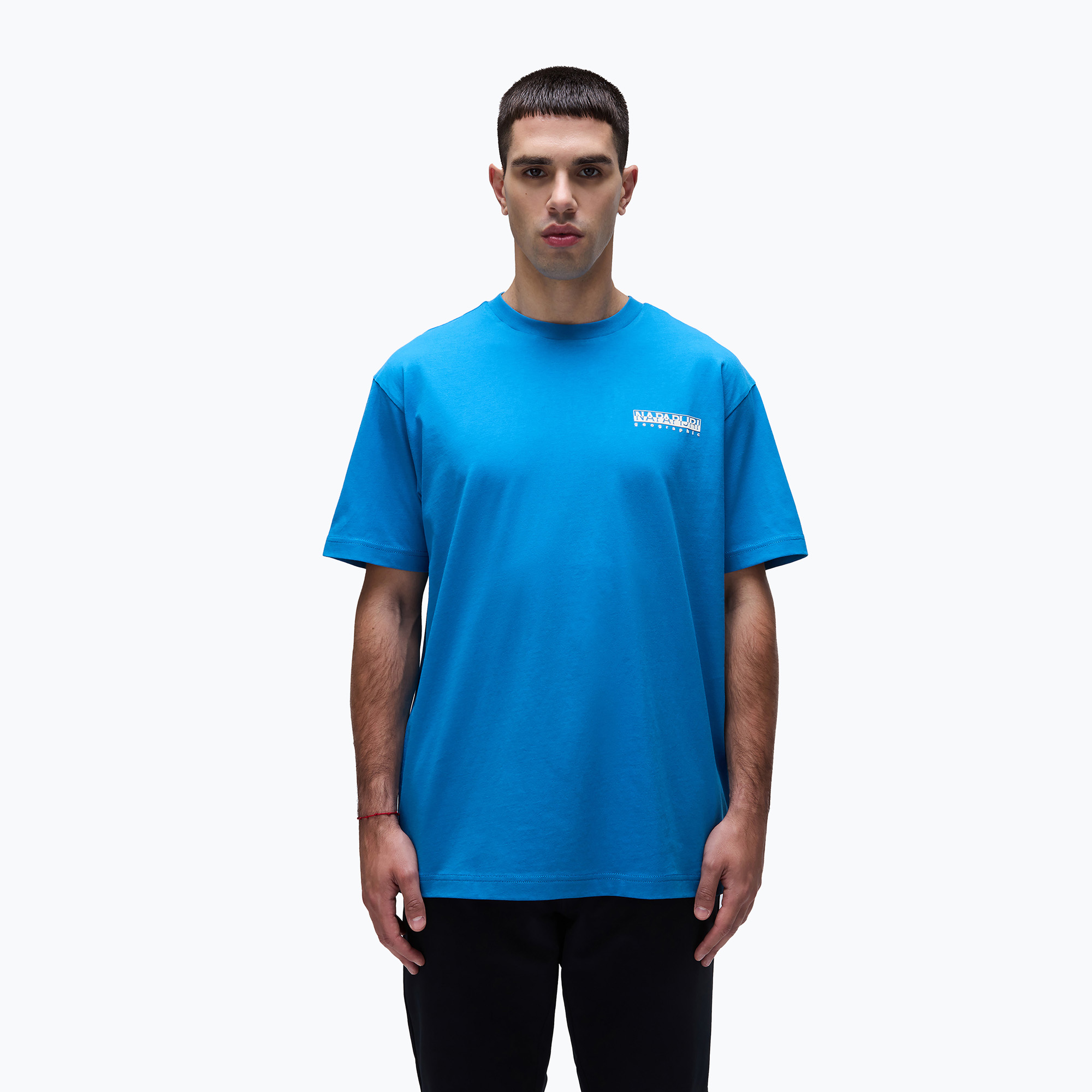 Men's Napapijri S-Linth blue sapphire t-shirt (XL)
