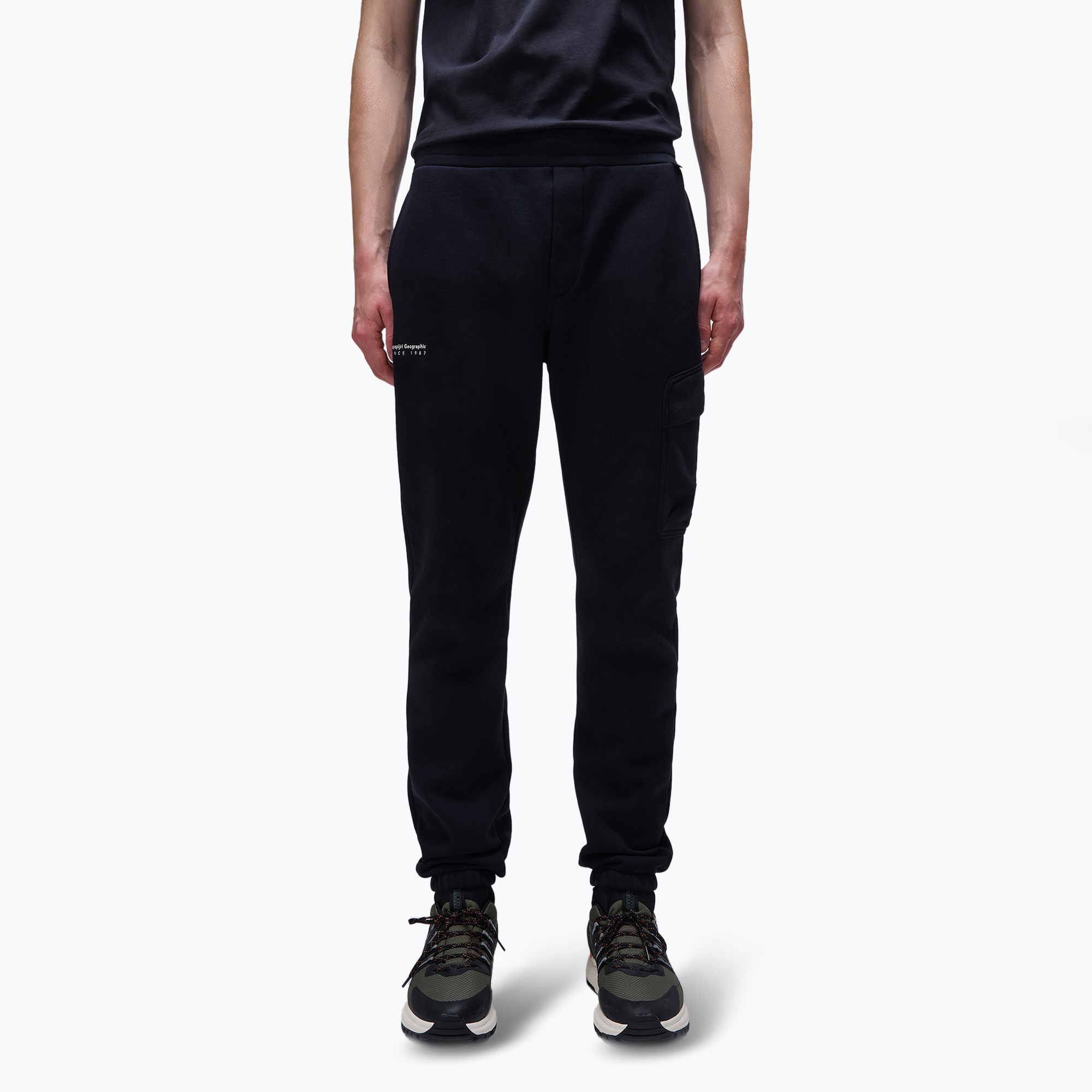 Pánske nohavice Napapijri M-Badge Cargo black 041 (M-Badge Cargo NP0A4I330411)
