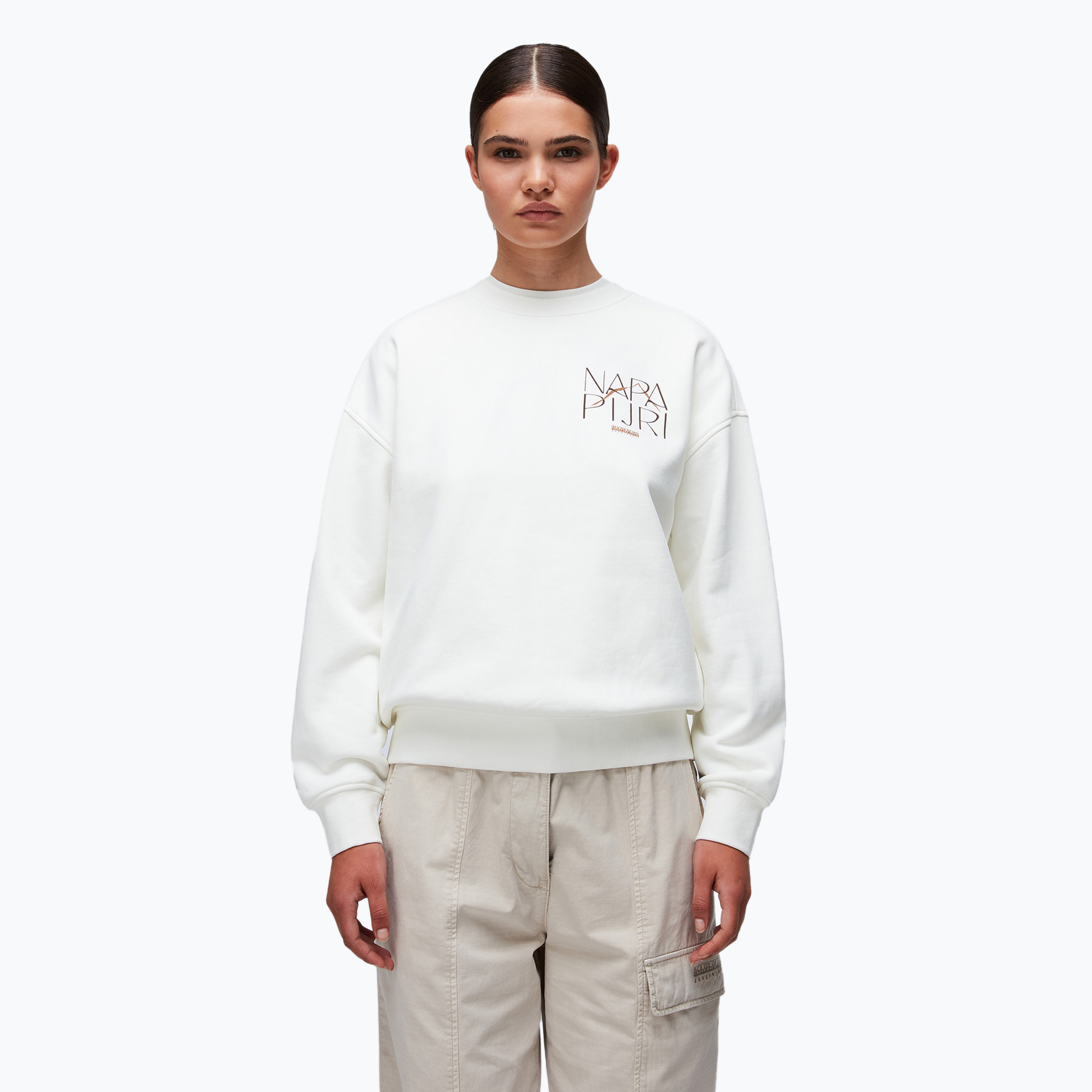 Bluza damska Napapijri B-Rhin C white heron 