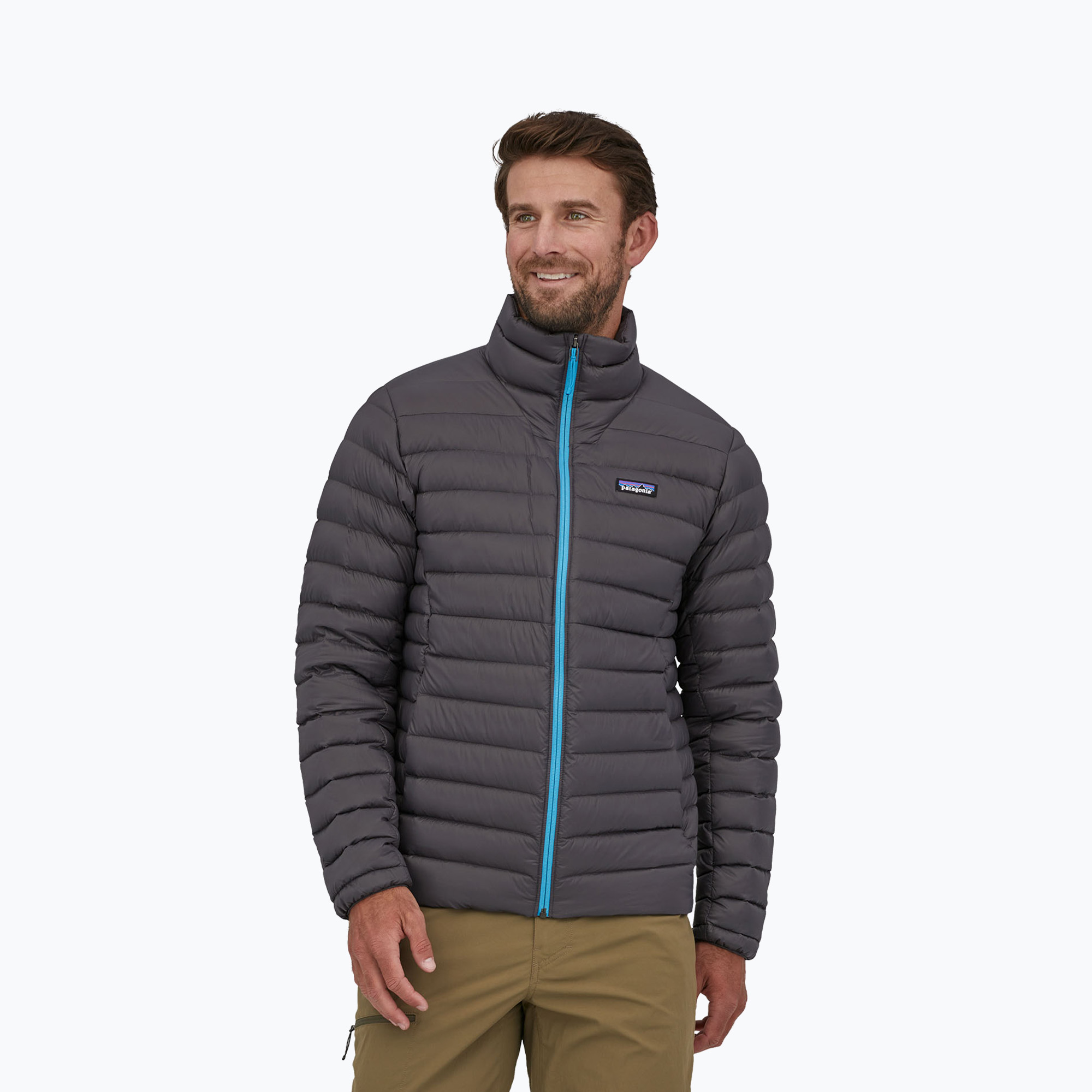 Kurtka puchowa męska Patagonia Down Sweater forge grey 