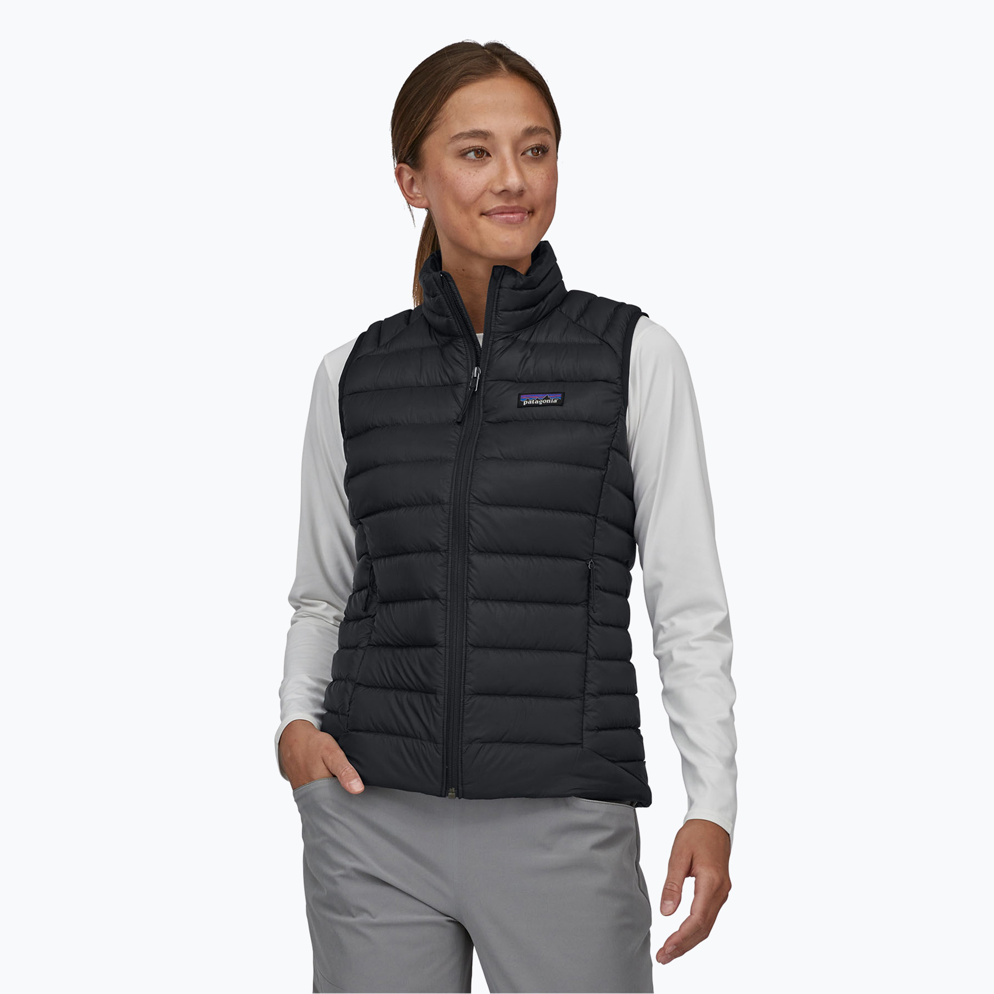 Bezrękawnik damski Patagonia Down Sweater black 