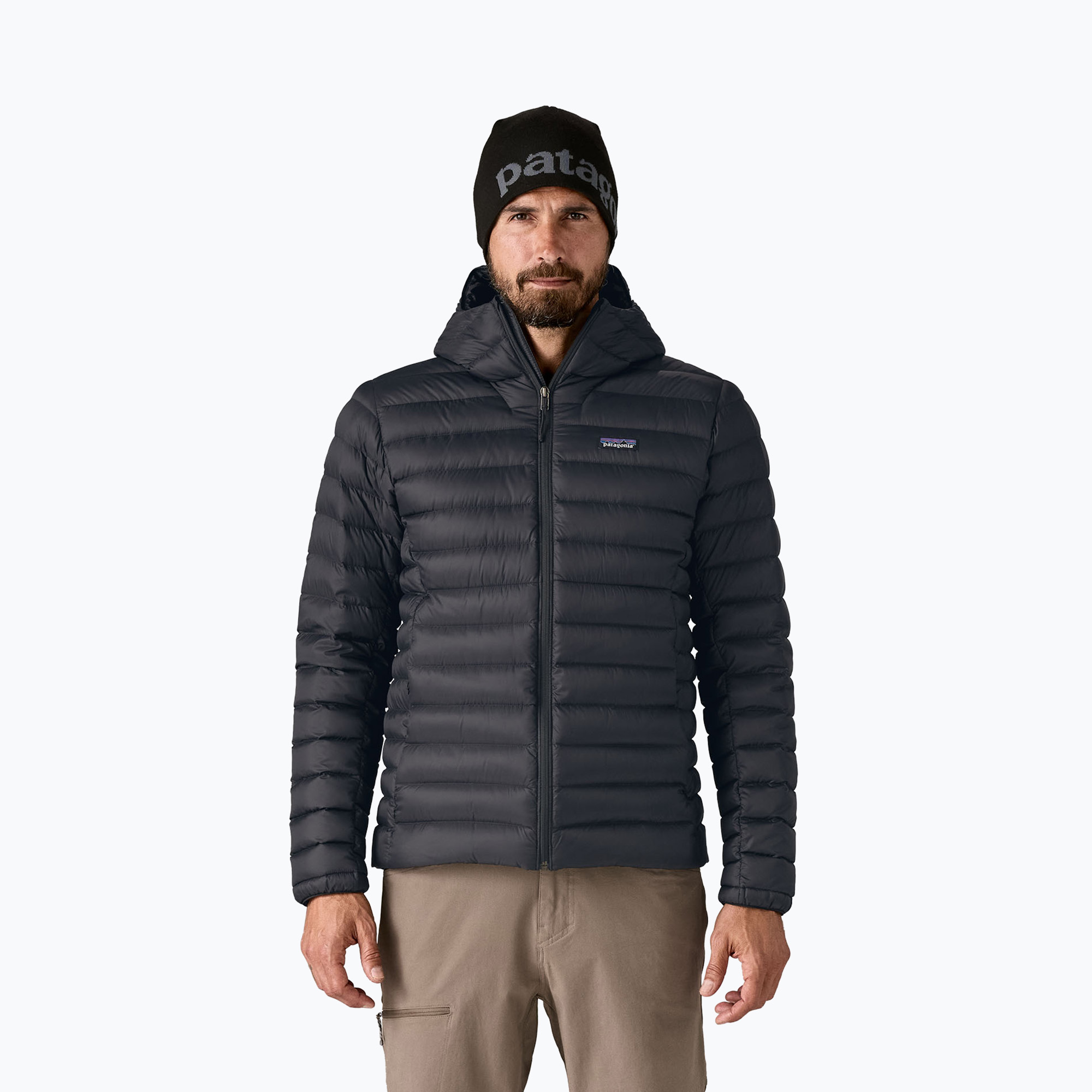 Kurtka puchowa męska Patagonia Down Sweater Hoody black 