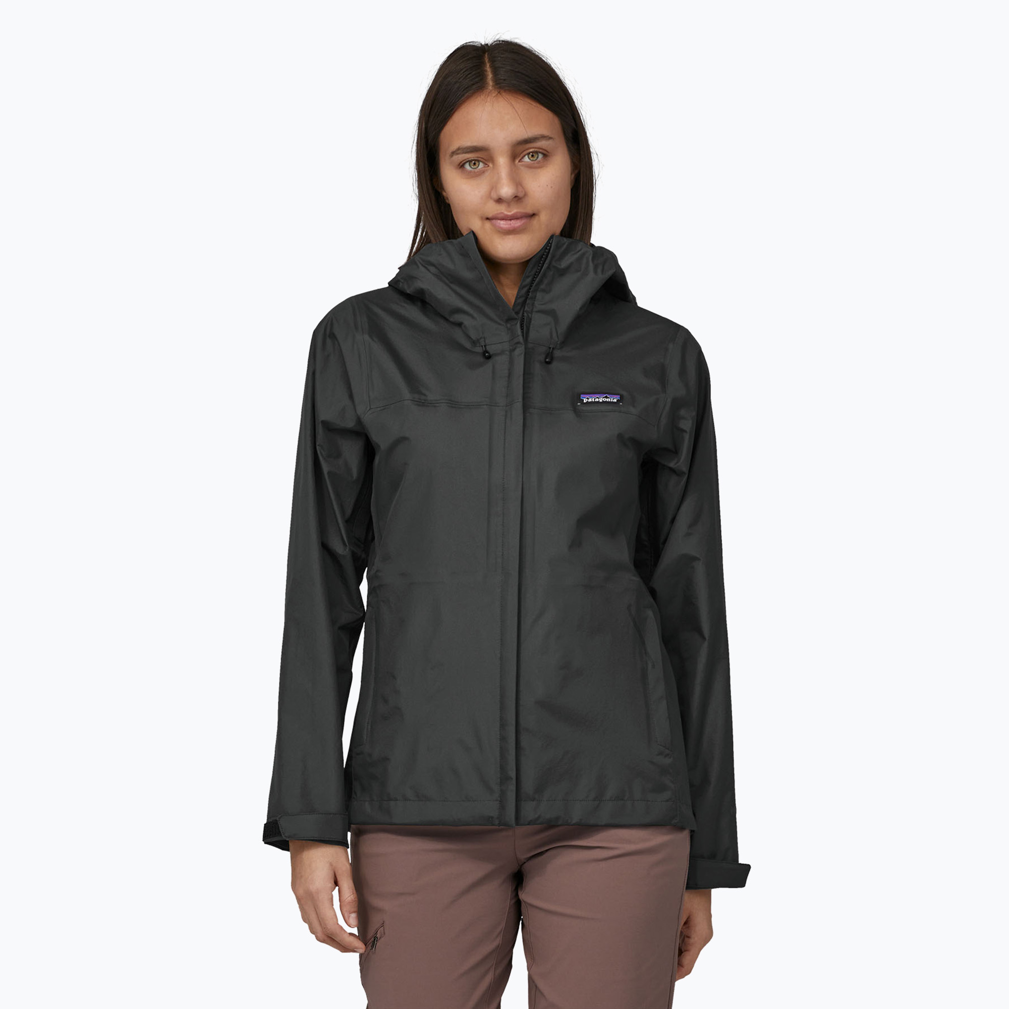 Dámska bunda do dažďa Patagonia Torrentshell 3L black (Torrentshell 3L Rain 85246)