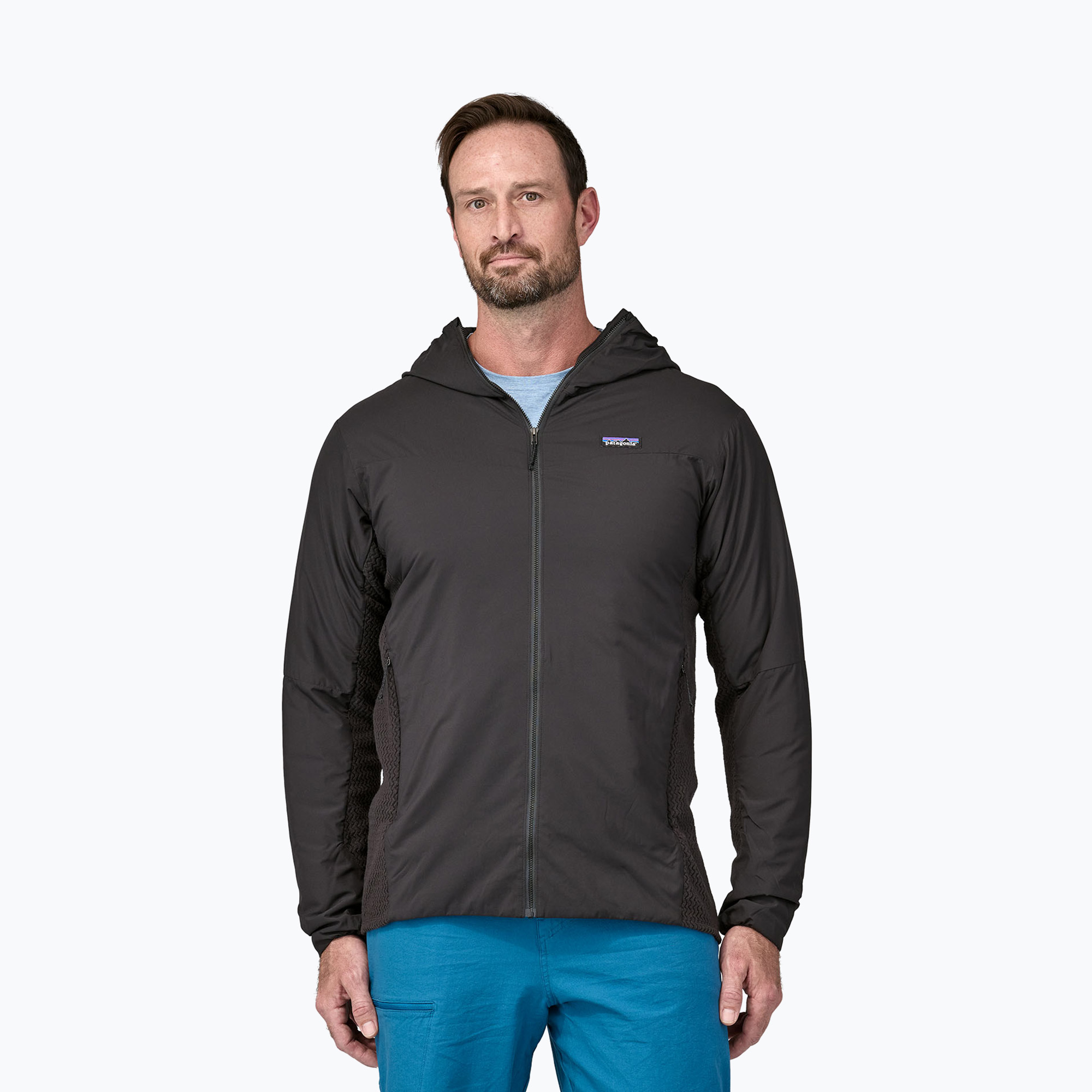 Kurtka hybrydowa męska Patagonia Nano-Air Light Hybrid Hoody black 