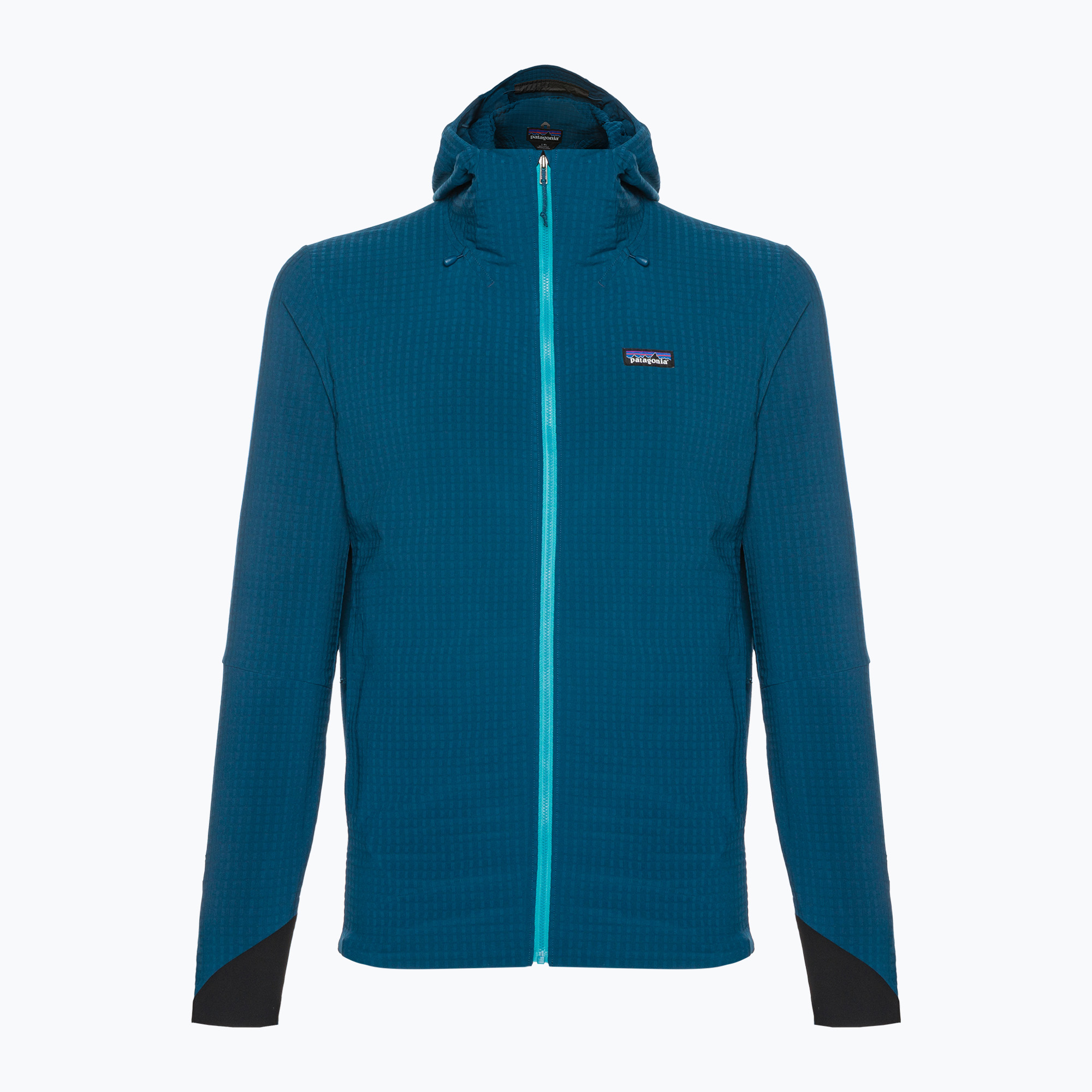 Kurtka softshell męska Patagonia R1 TechFace Hoody lagom blue 