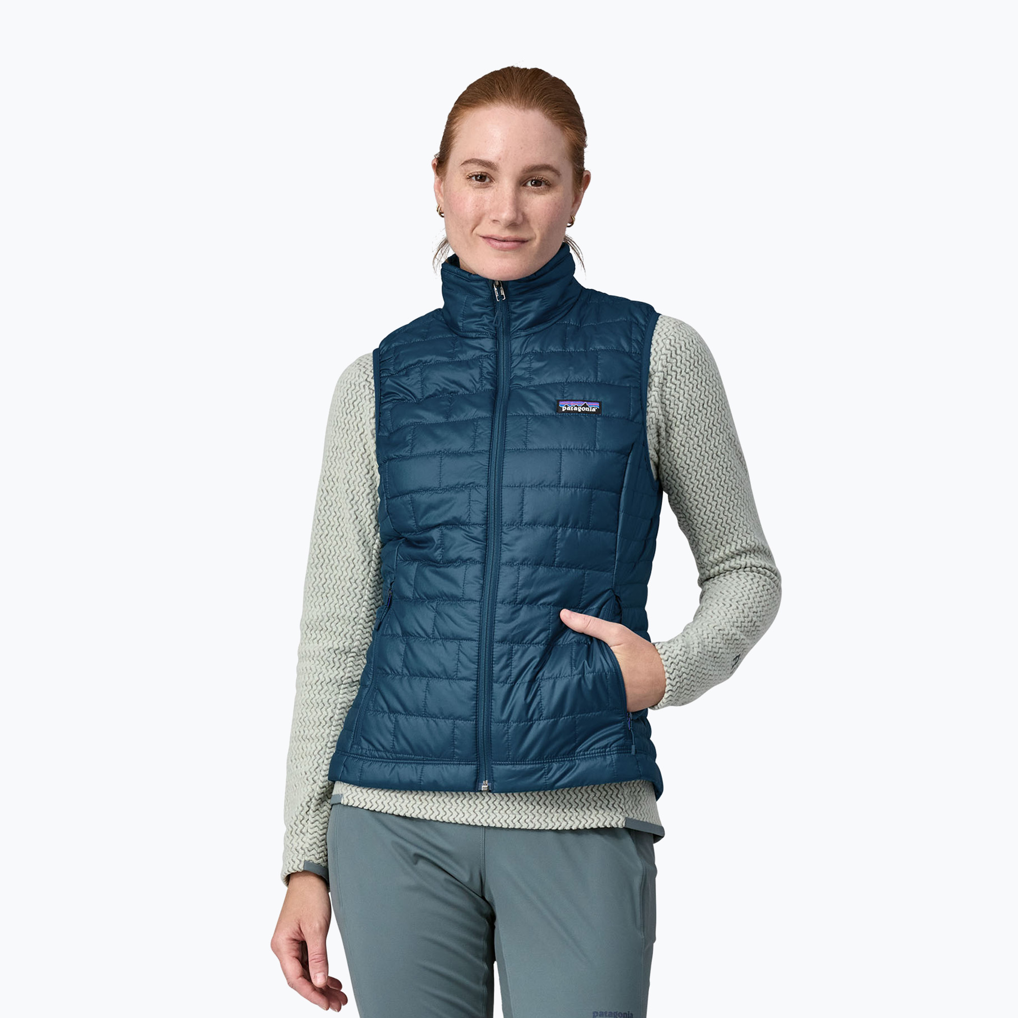 Мъжка жилетка Patagonia Nano Puff lagom blue