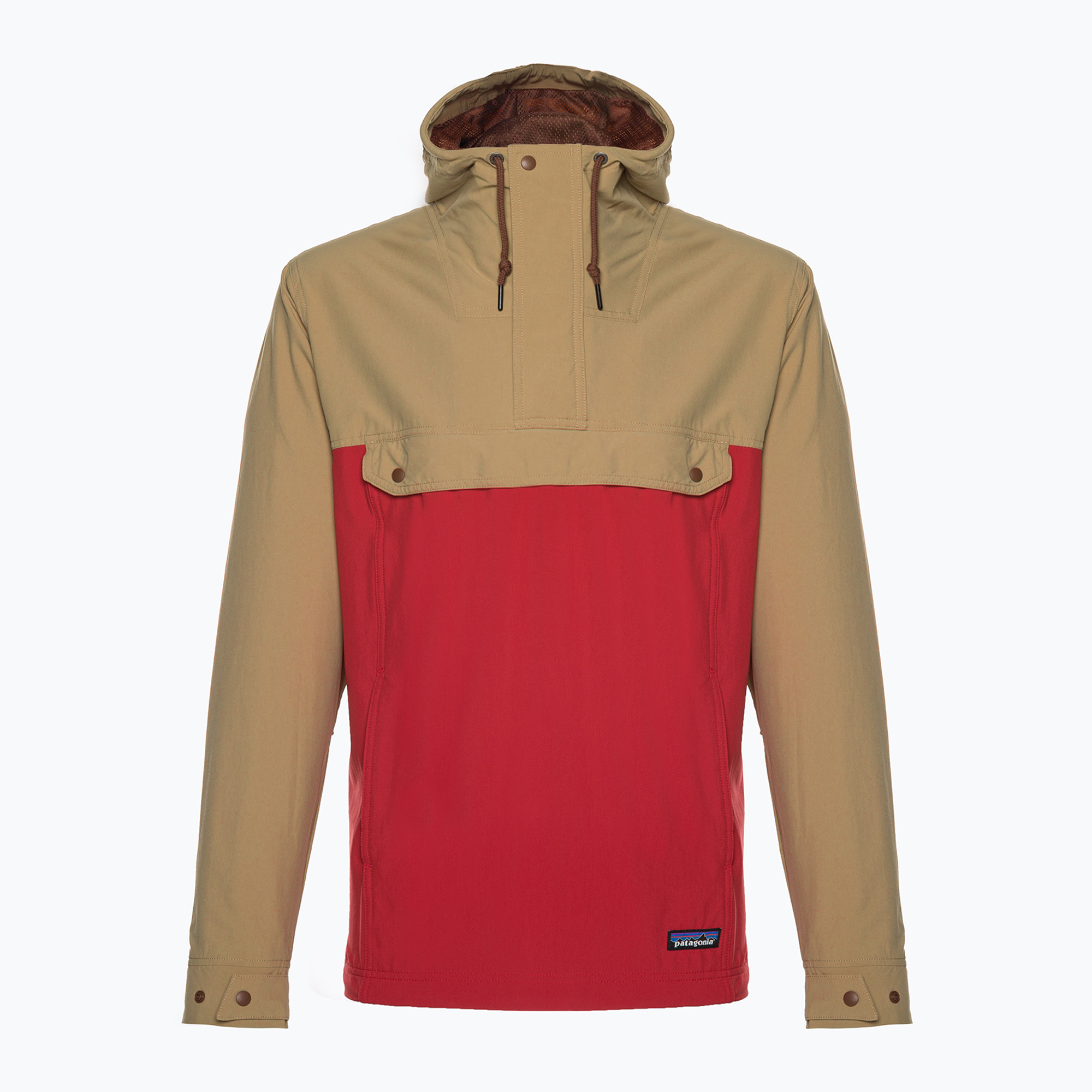 Men's wind jacket Patagonia Isthmus Anorak touring red (L)