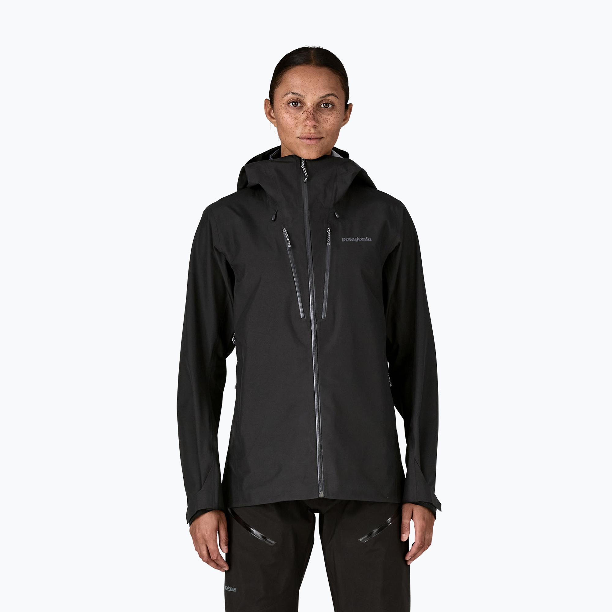 Kurtka przeciwdeszczowa damska Patagonia Triolet black 