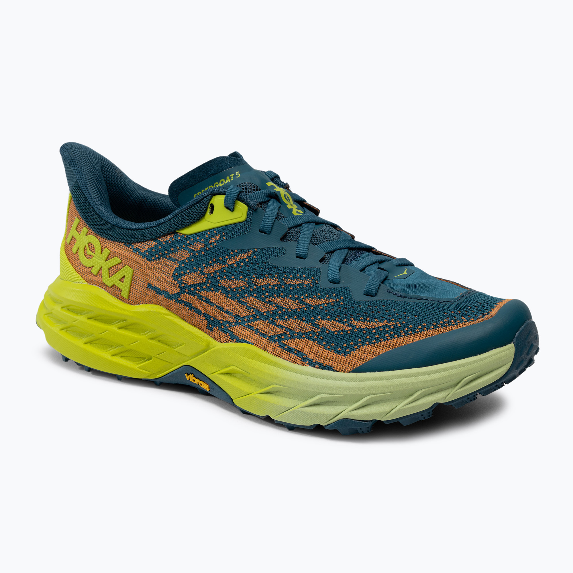 Buty do biegania męskie HOKA Speedgoat 5 blue coral/evening primrose 