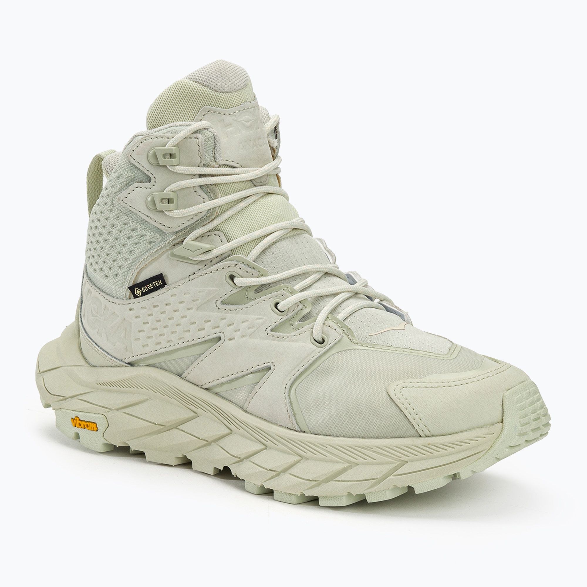 Buty turystyczne damskie HOKA Anacapa Mid GTX celedon tint/eggnog 