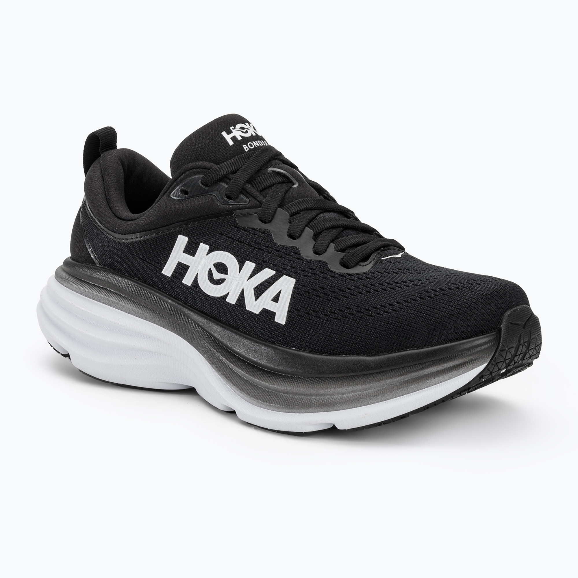 Buty do biegania damskie HOKA Bondi 8 black/white 