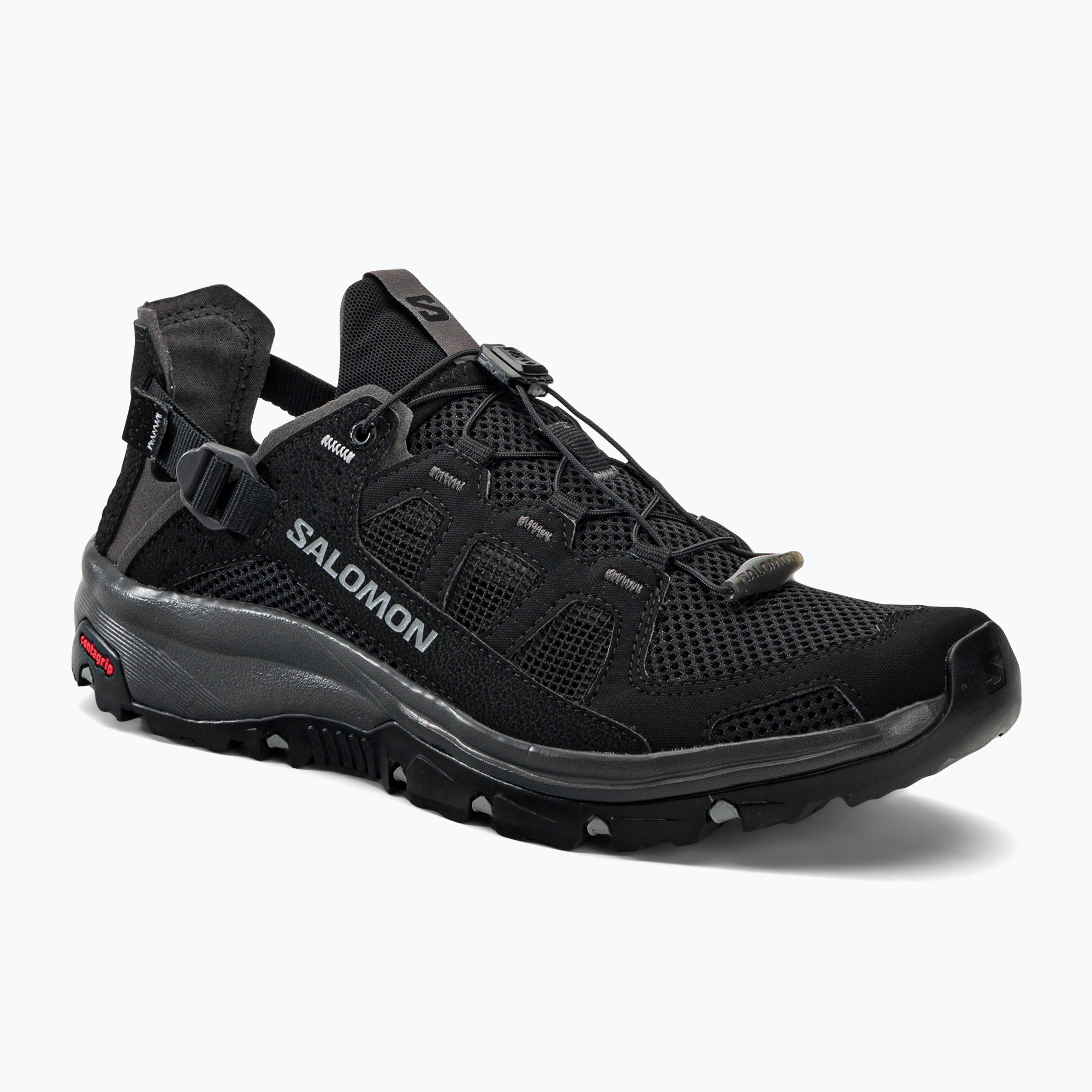 Buty turystyczne męskie Salomon Techamphibian 5 black/magnet/monument 