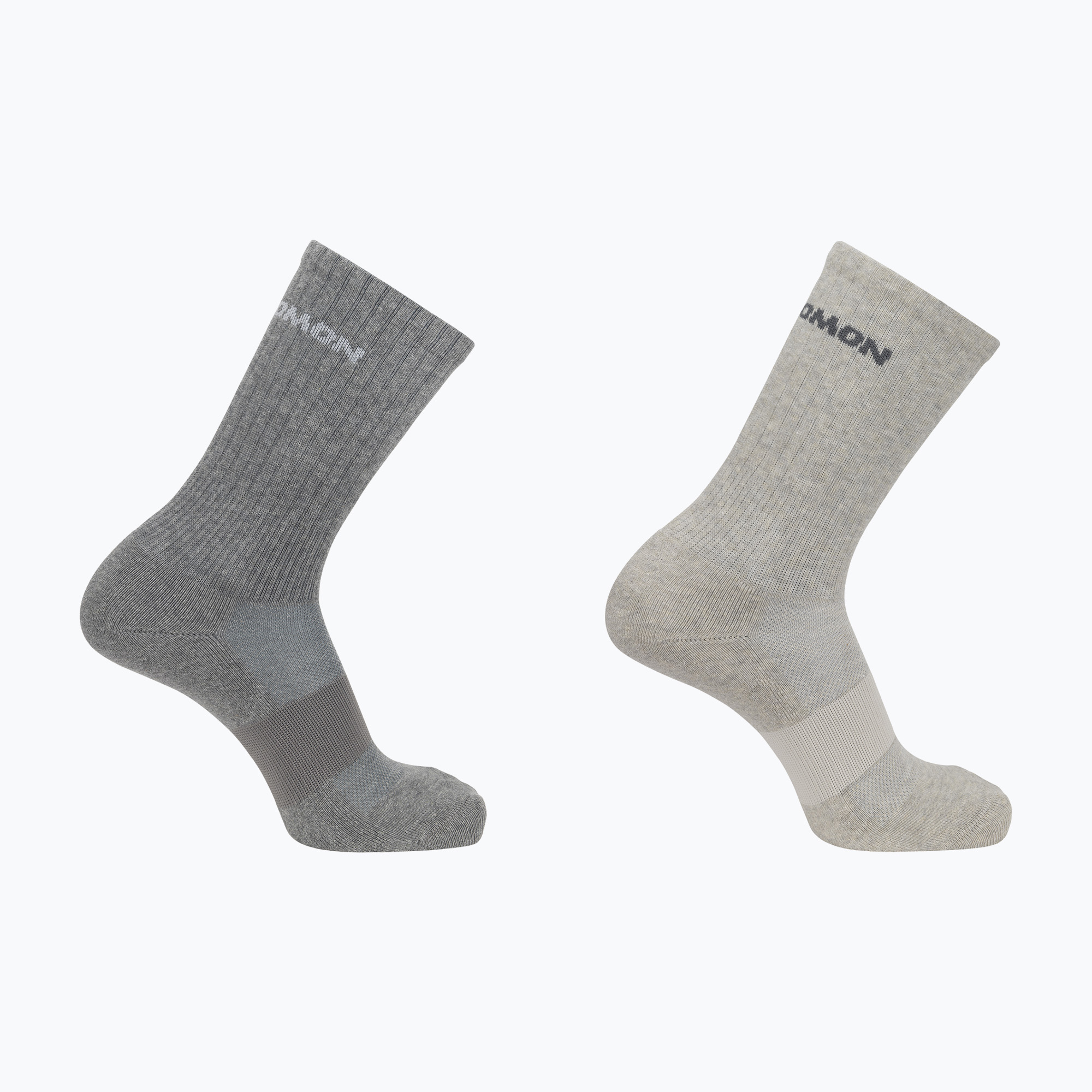 Salomon Evasion Crew 2 paia di calze da trekking grigio chiaro/etereo medio (39-41 EU) (Evasion Crew LC2087400)