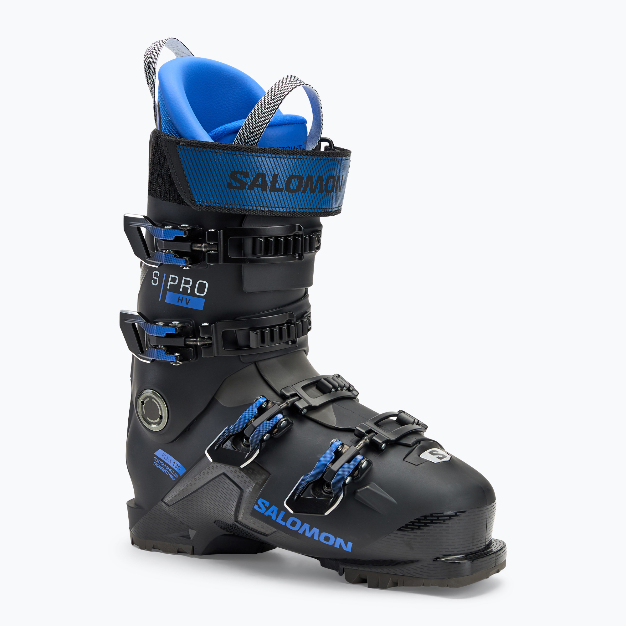 Férfi sícipő Salomon S/Pro HV 130 GW black/blue met./beluga (S/Pro HV 130 GW L47343800)