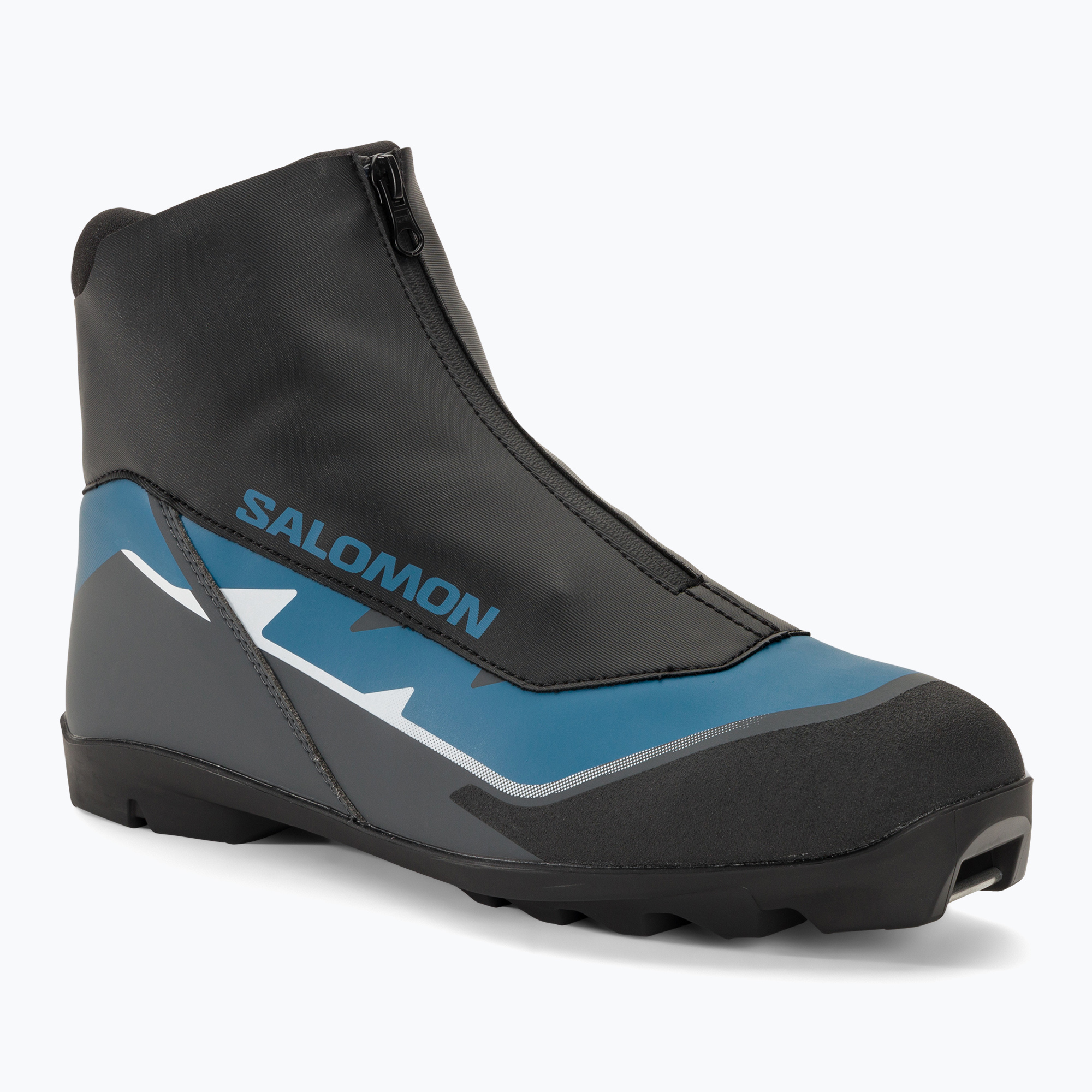 Pánske topánky na bežecké lyžovanie Salomon Escape black/castlerock/blue ashes (Escape L47266700)