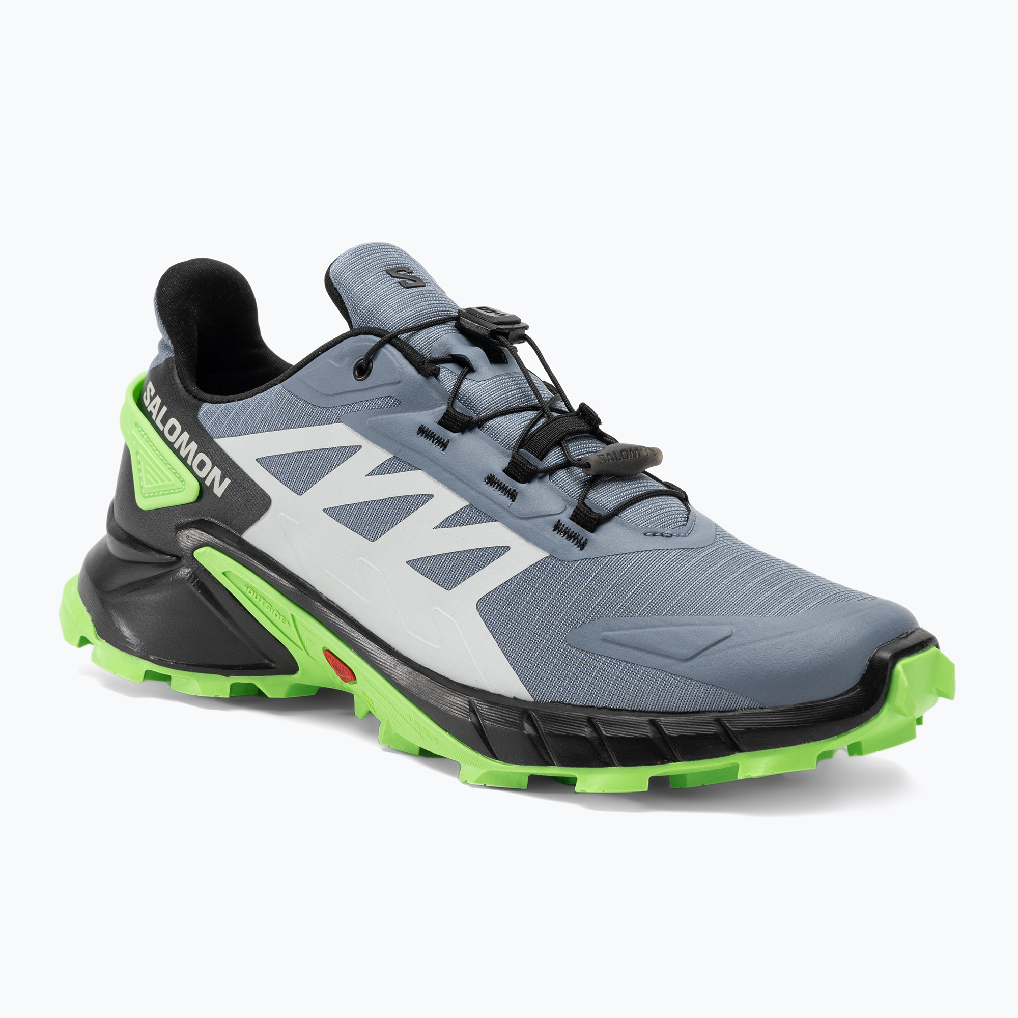 Buty do biegania męskie Salomon Supercross 4 flint stone/black/green gecko 